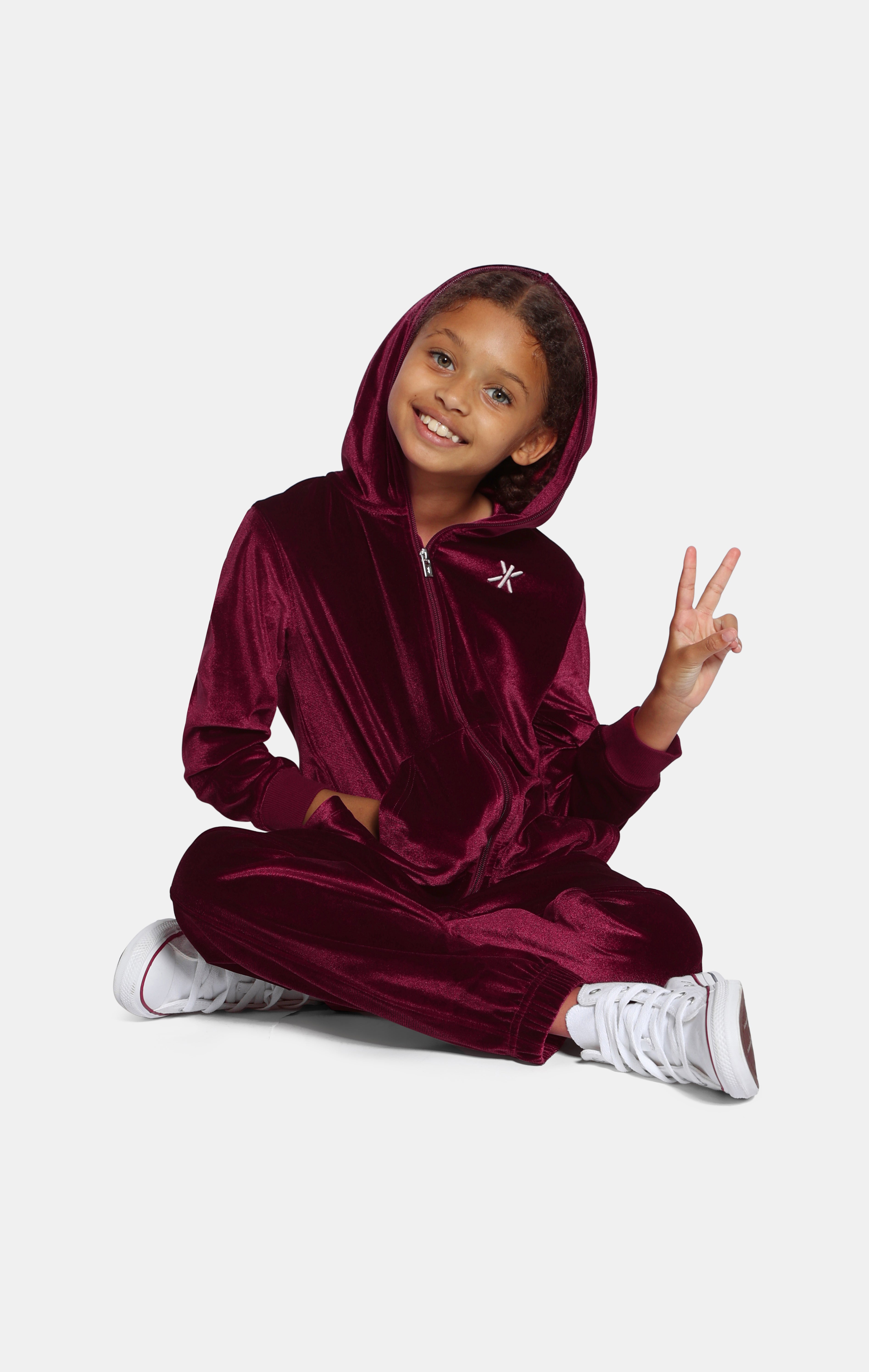onepiece-velour-kids-jumpsuit-kinder-overall-red-samt image 5