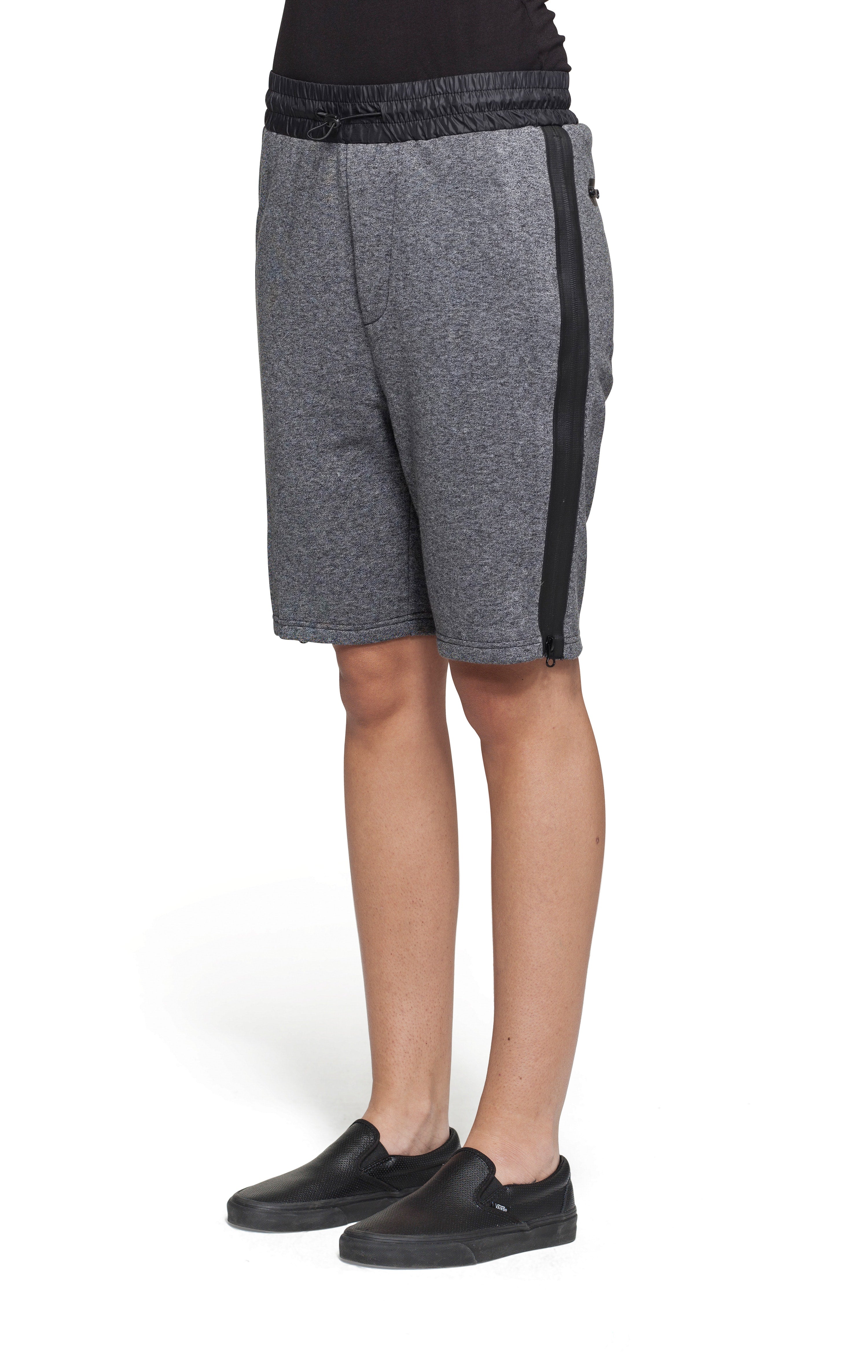 onepiece-dim-shorts-damen-schwarz-meliert-verstellbarer-bund image 3