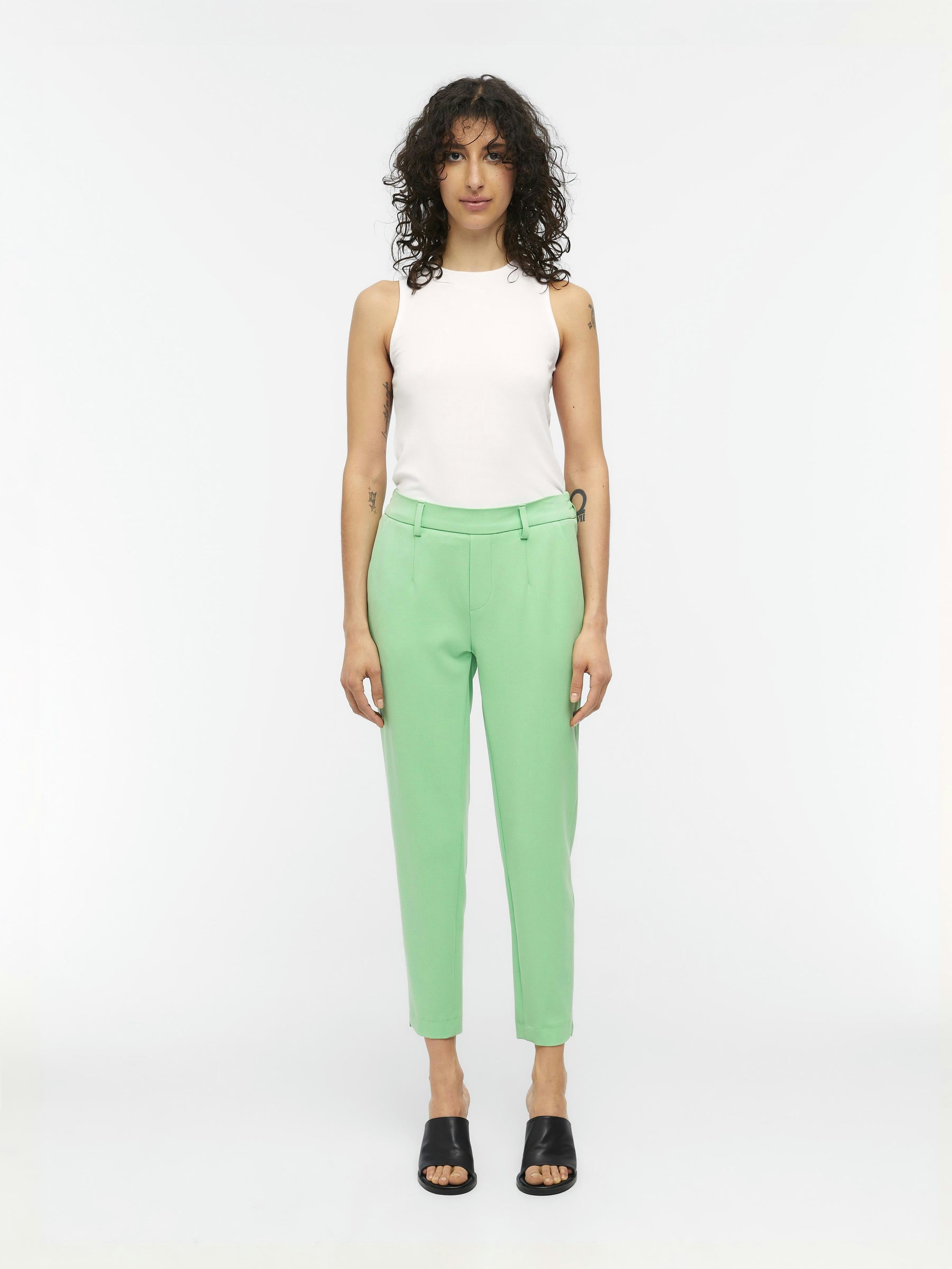 object-objlisa-hose-slim-cropped-mid-waist-stretch-5 image 4