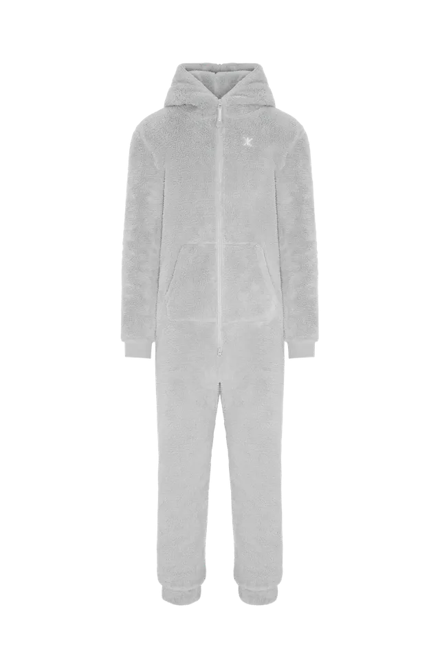 onepiece-the-puppy-jumpsuit-hellgrau-fleece image 1