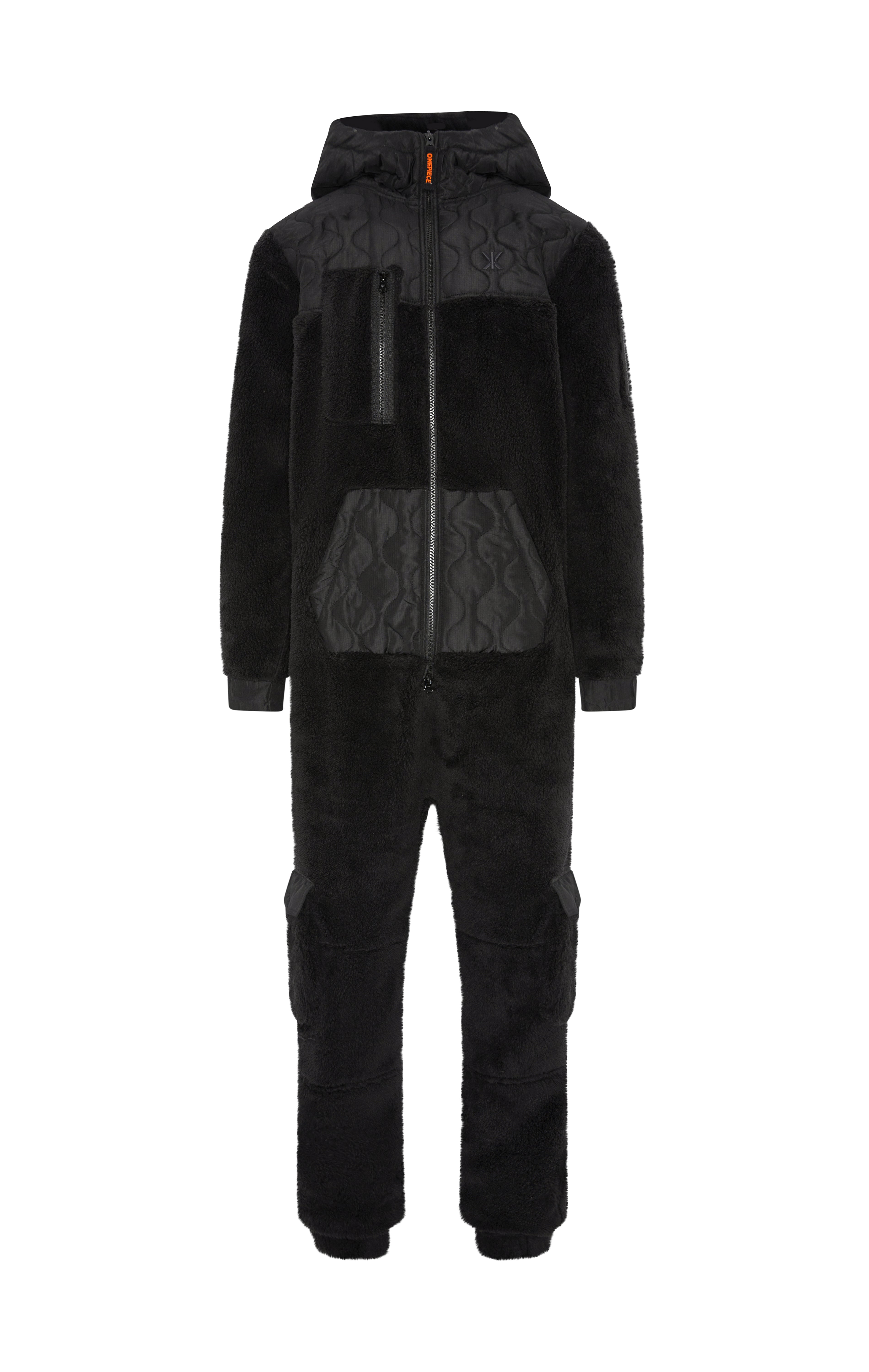 onepiece-puppy-cargo-jumpsuit-overall-schwarz-fleece image 1