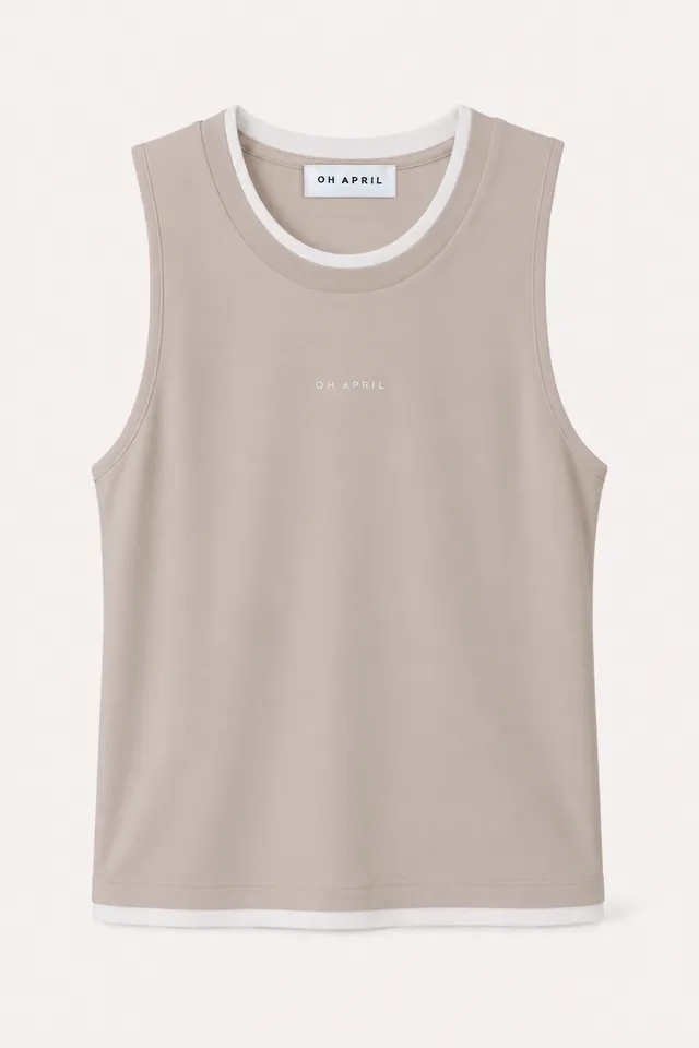 oh-april-eden-tanktop-top-taupe-slim-fit image 1