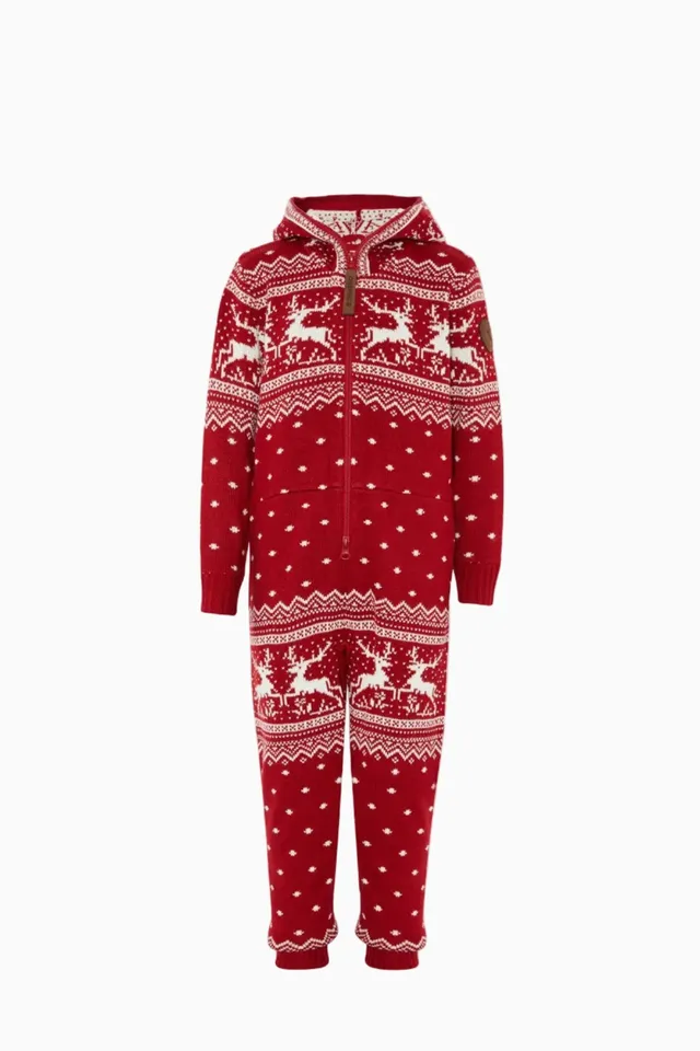 onepiece-holidays-are-coming-kids-overall-rot-rentier-122 image 1