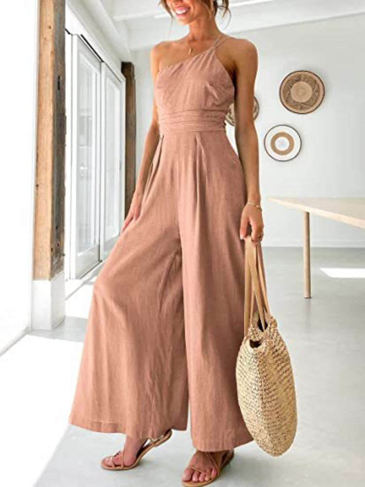 arys-summer-jumpsuit-damen-overall-schwarz-mit-taschen image 6