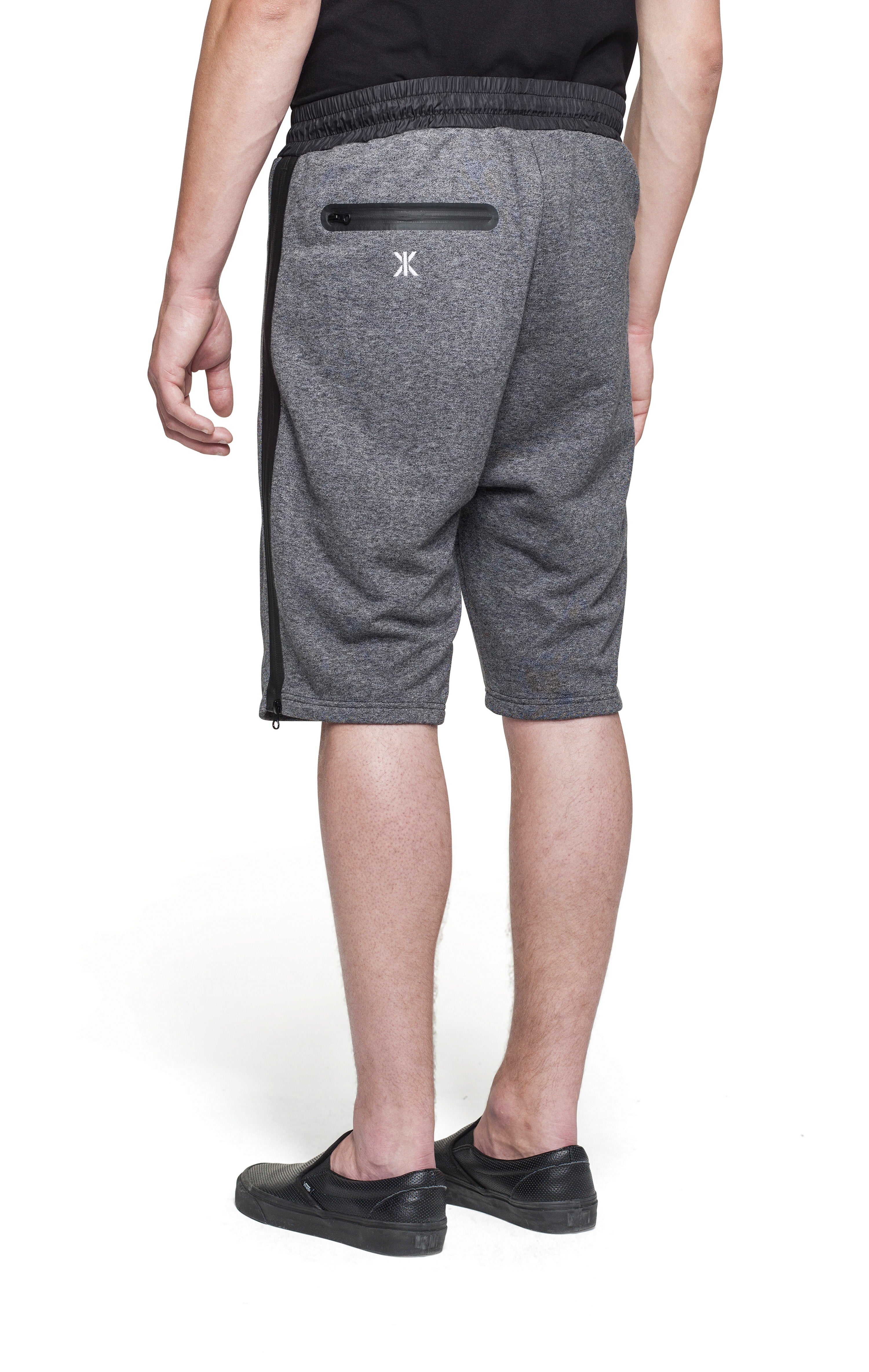 onepiece-dim-shorts-damen-schwarz-meliert-verstellbarer-bund image 7