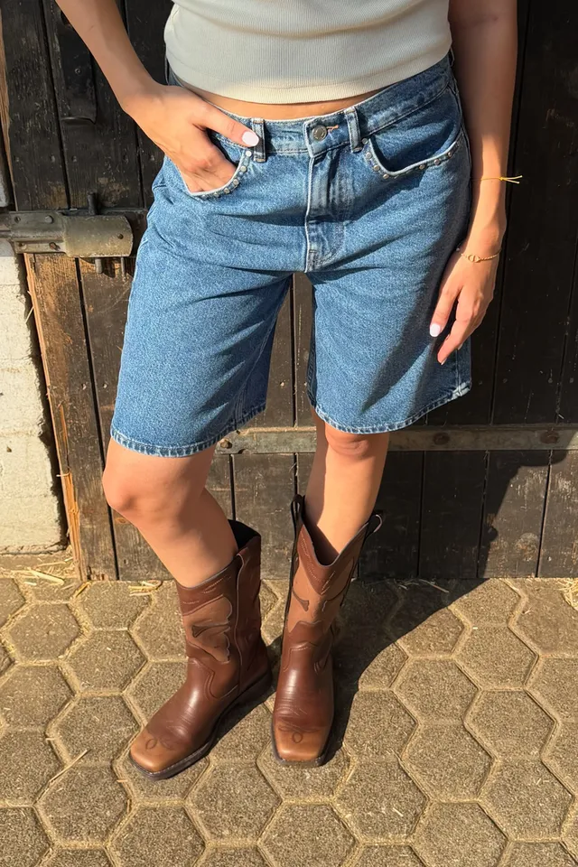 oh-april-alva-bermuda-shorts-denim-mid-blue image 1