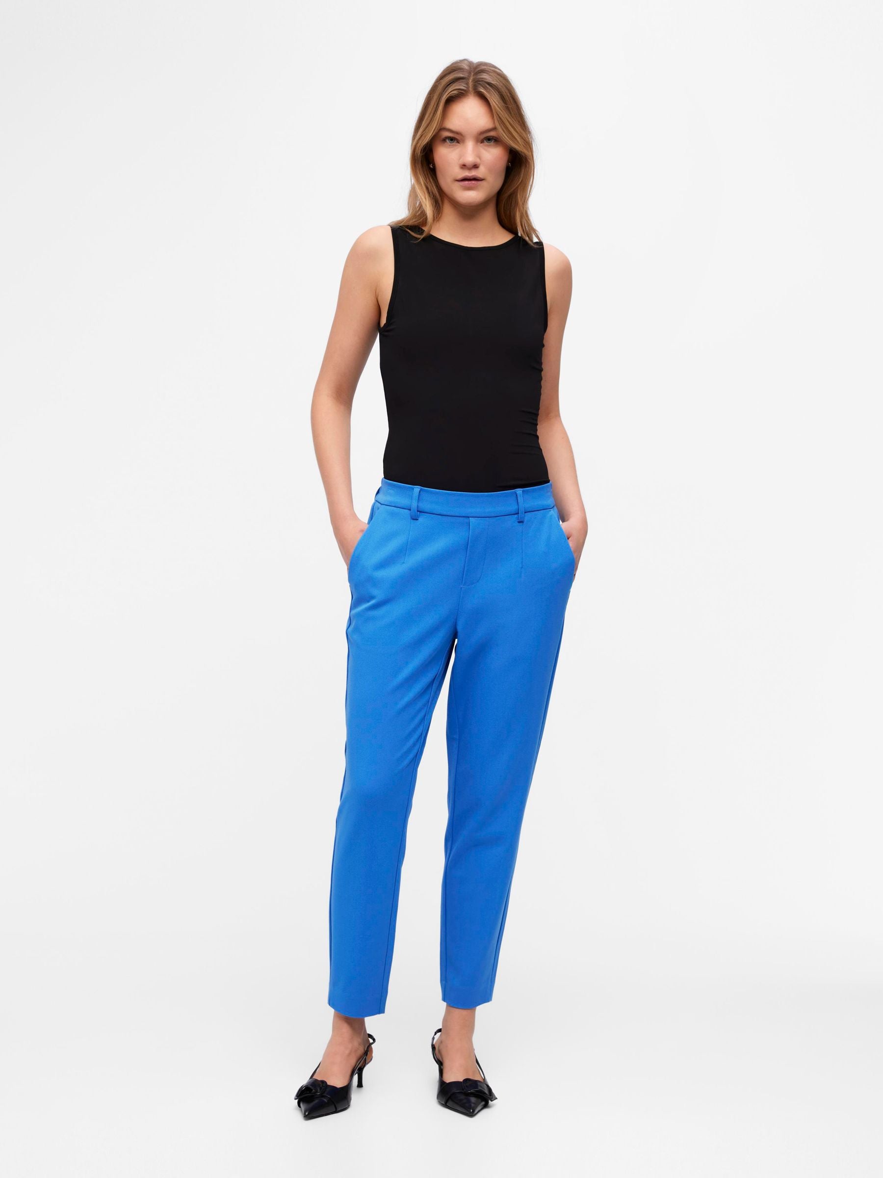object-objilisa-stoffhose-damen-cropped-slim-fit-elastisch image 4