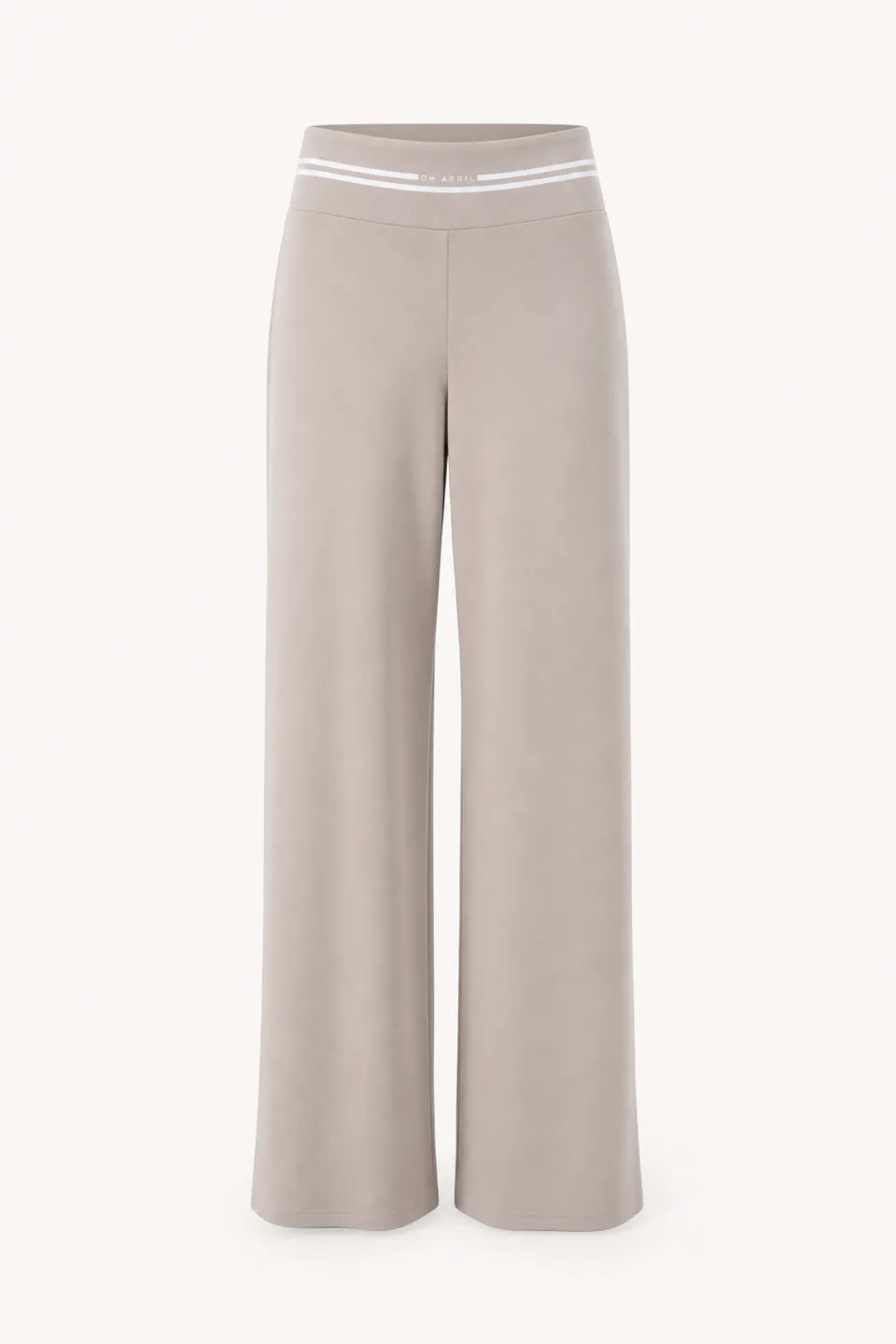 oh-april-jasmin-flared-leggings-hose-taupe-slim-fit image 1