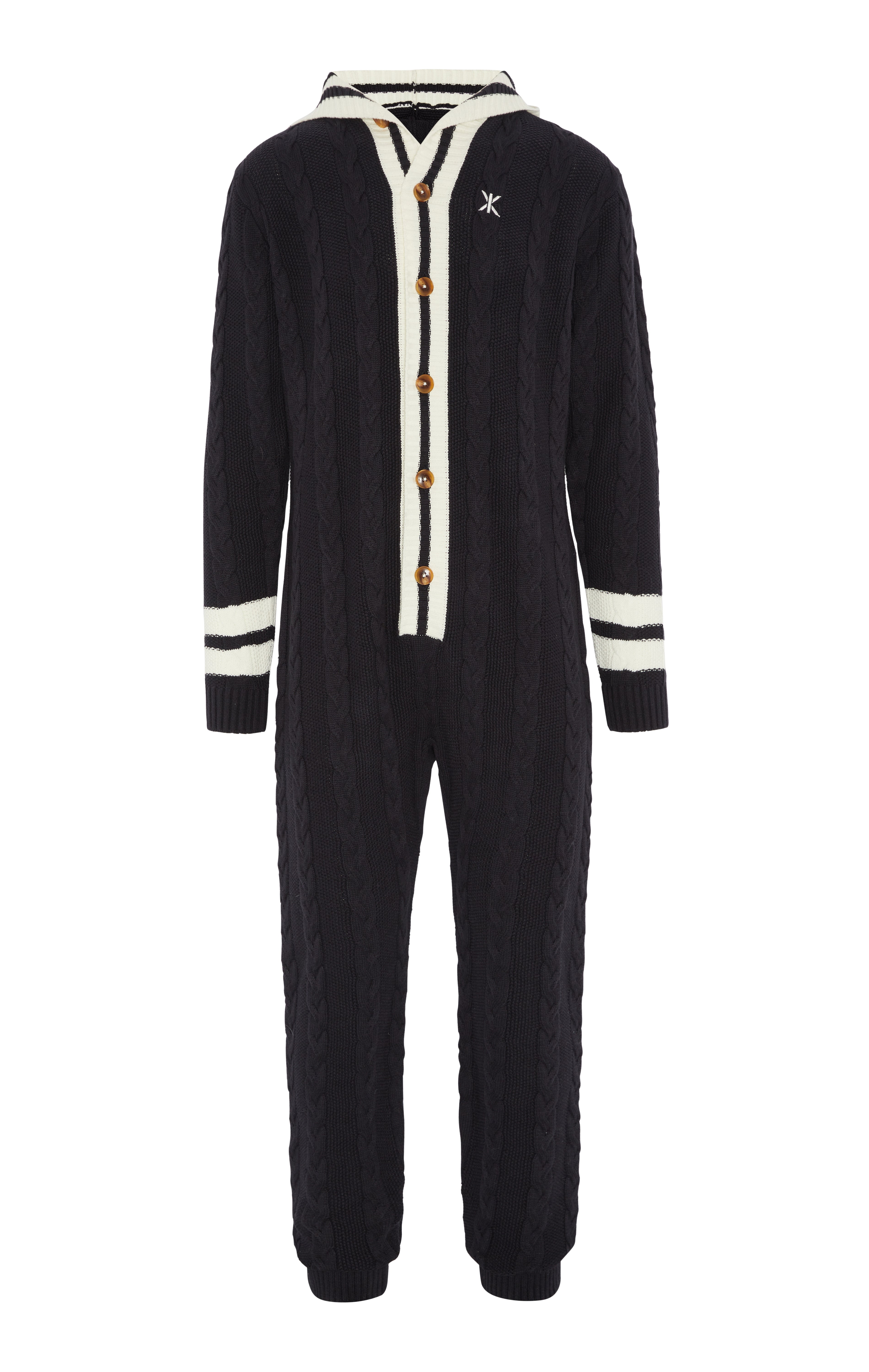 onepiece-varsity-jumpsuit-overall-navy-damen-strick image 1