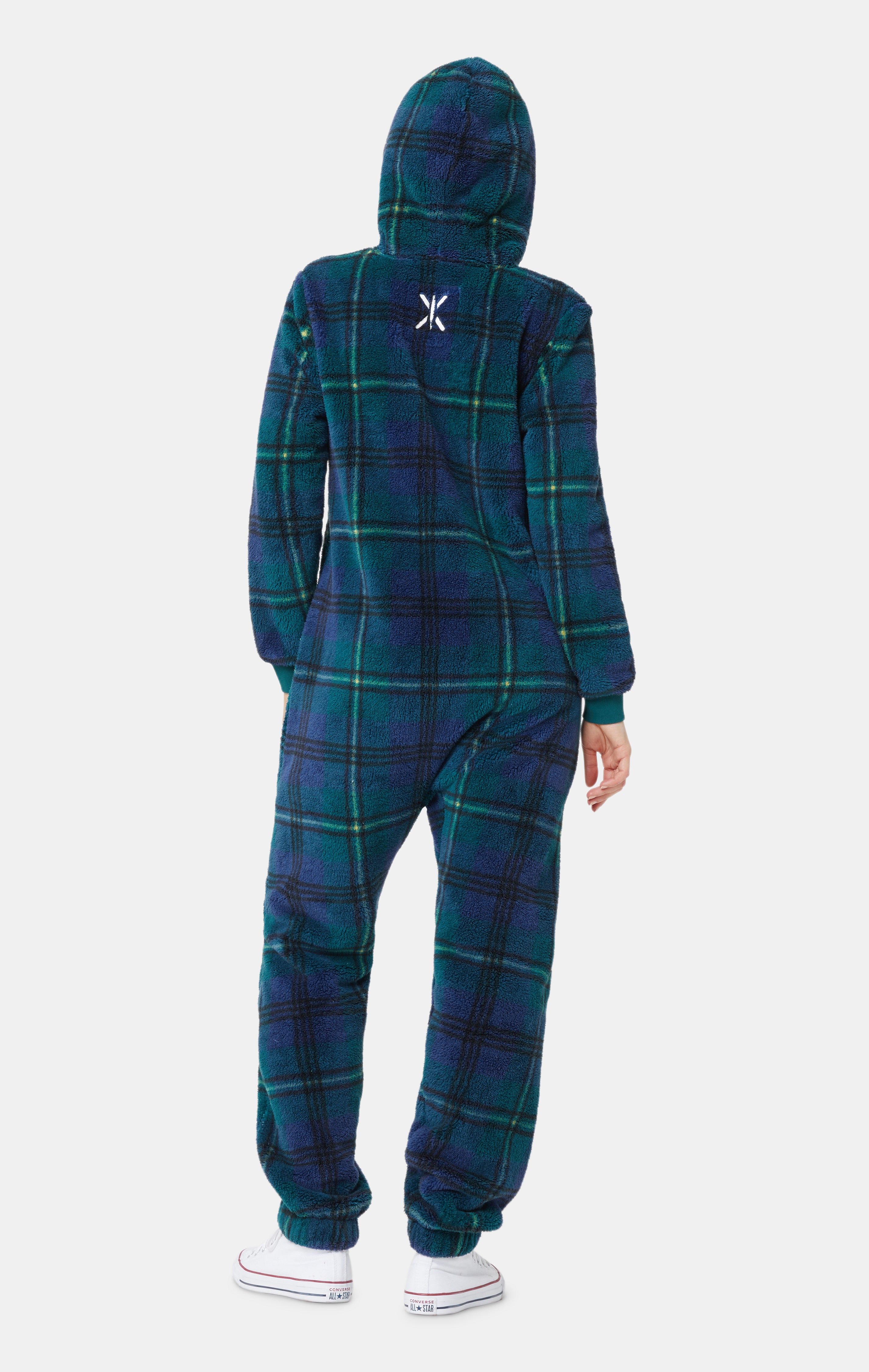 onepiece-puppy-jumpsuit-karogr-n-damen-fleece-overall image 4
