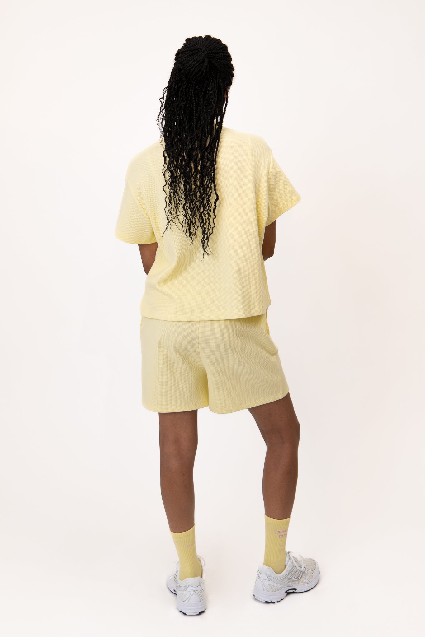oh-april-elow-piqu-shorts-butter-yellow-shorts-baumwolle image 6