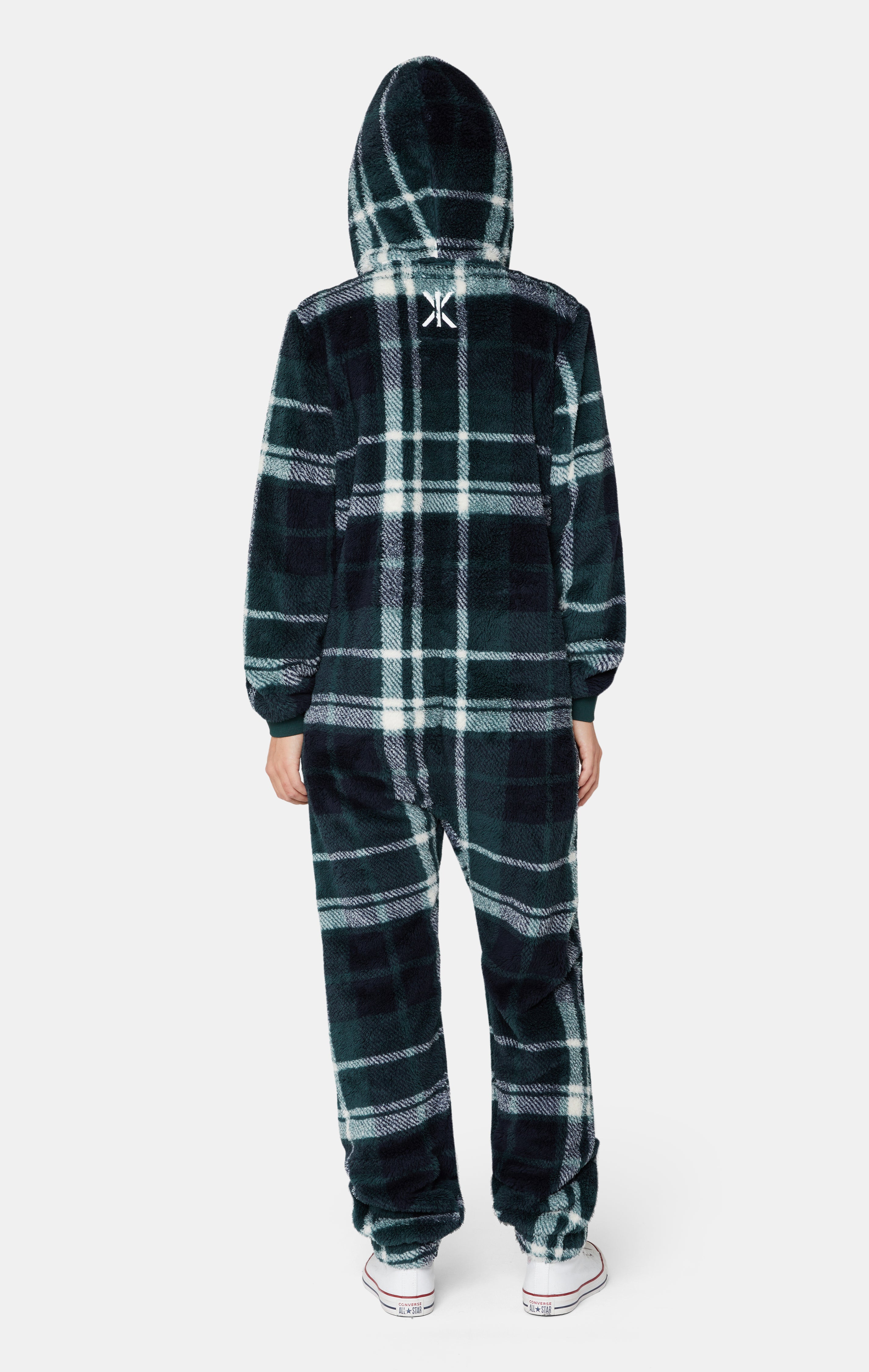 onepiece-puppy-jumpsuit-3-0-damen-green-check-fleece image 3