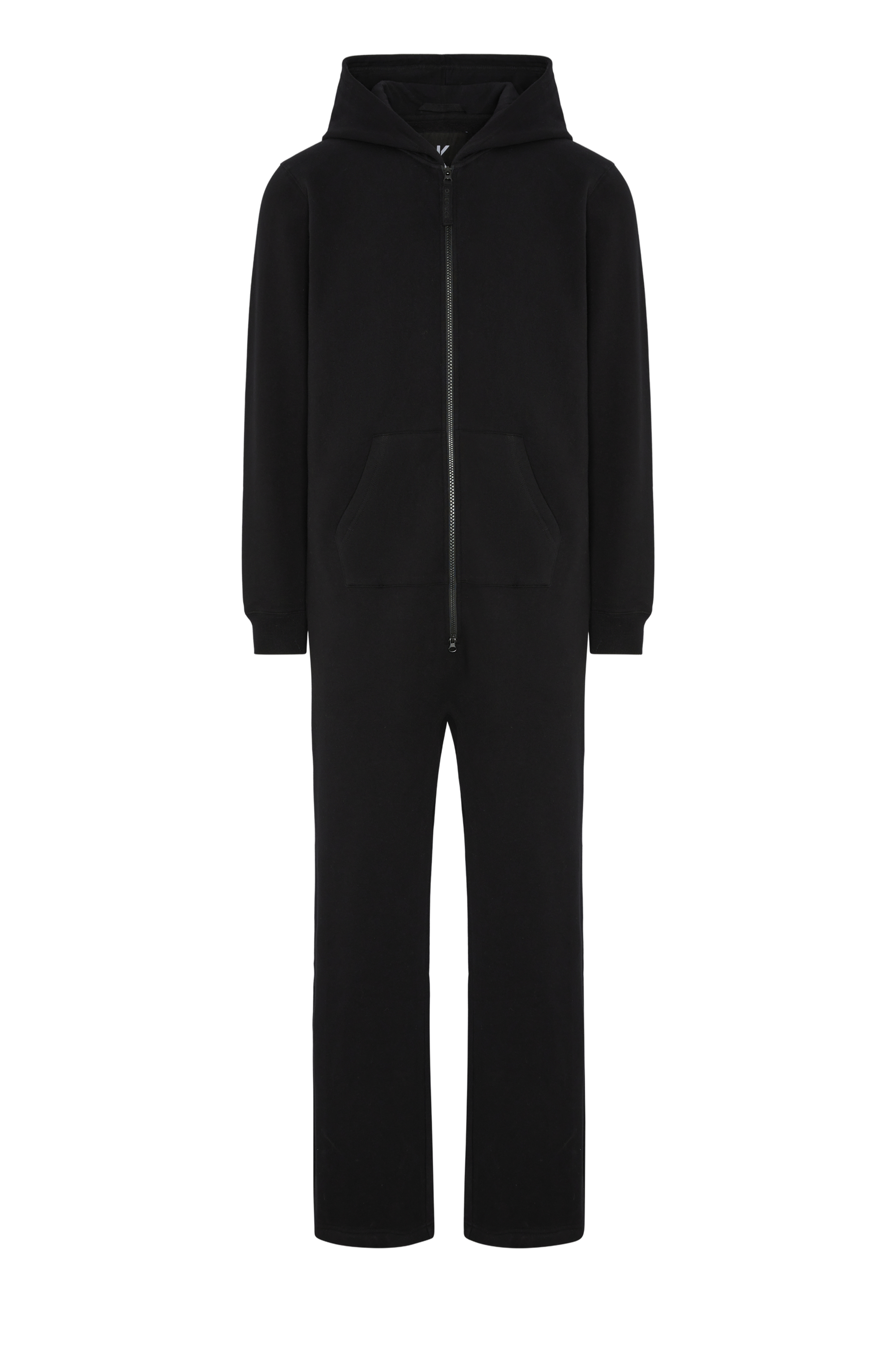 onepiece-straight-leg-jogger-jumpsuit-damen-schwarz-baumwolle image 1
