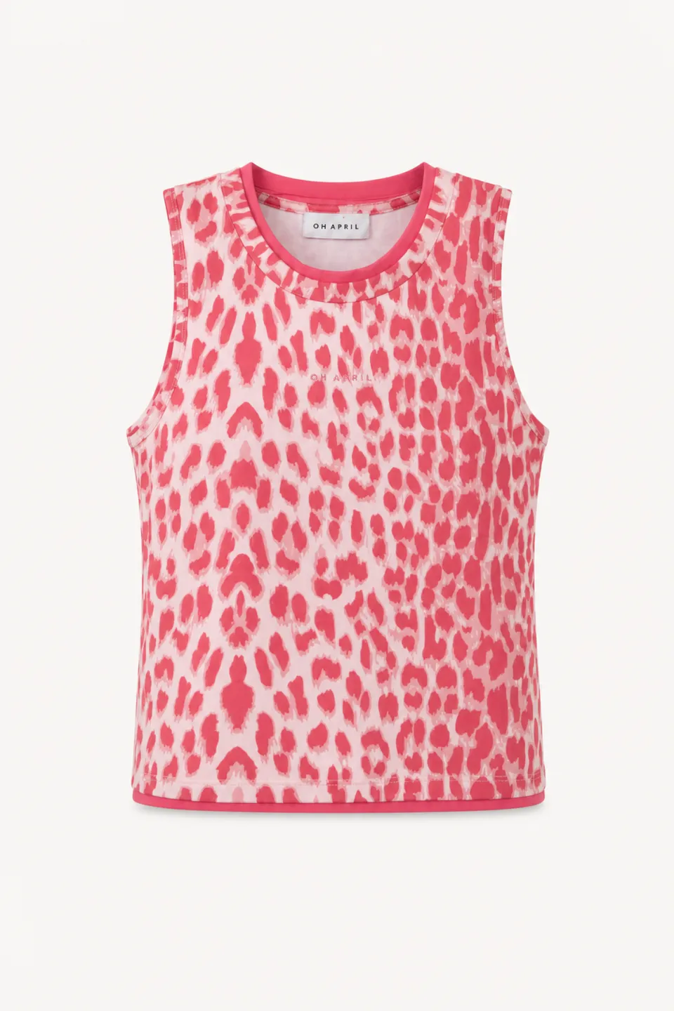 oh-april-amea-tanktop-leo-raspberry-slim-fit image 1