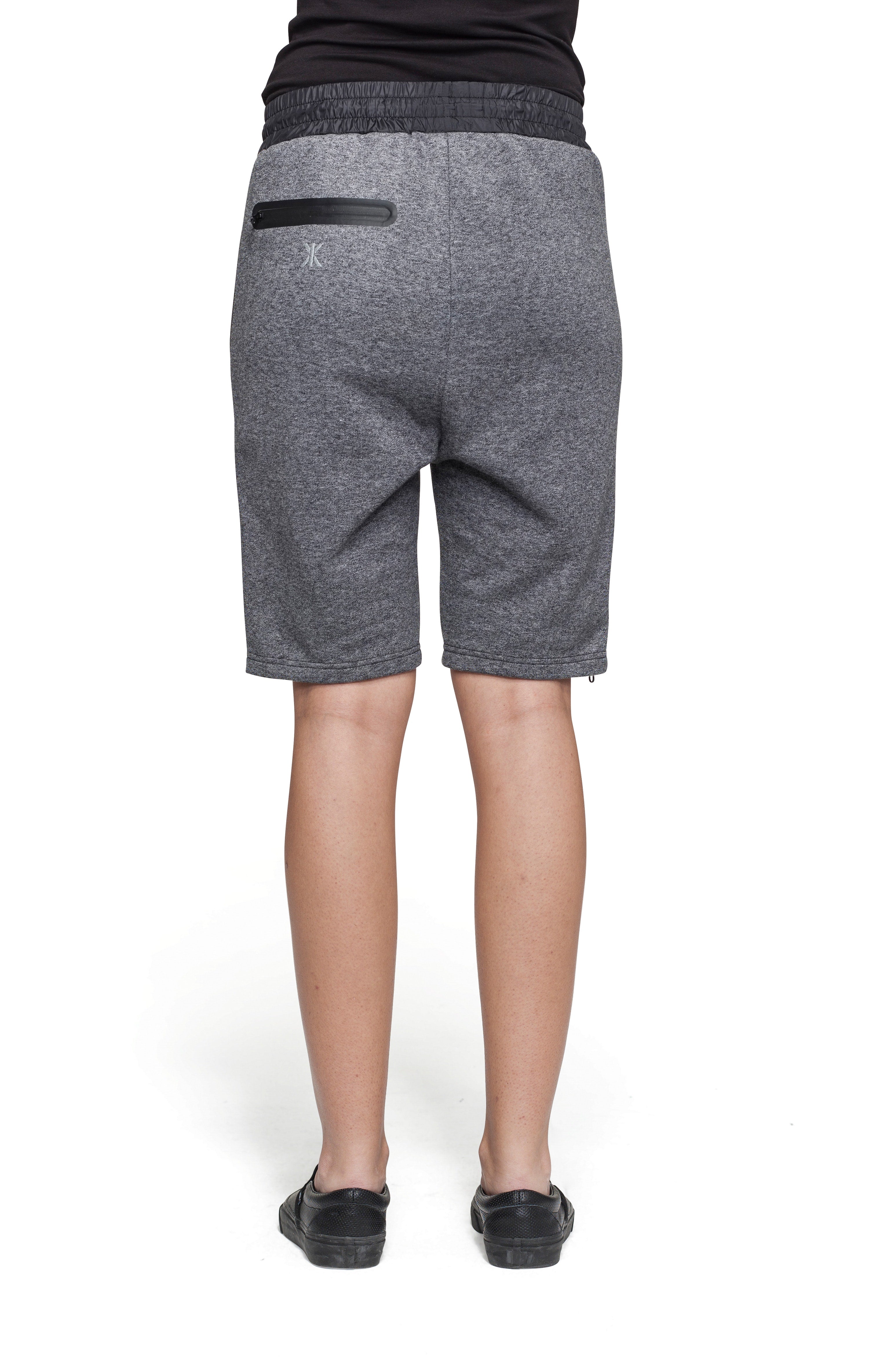 onepiece-dim-shorts-damen-schwarz-meliert-verstellbarer-bund image 4