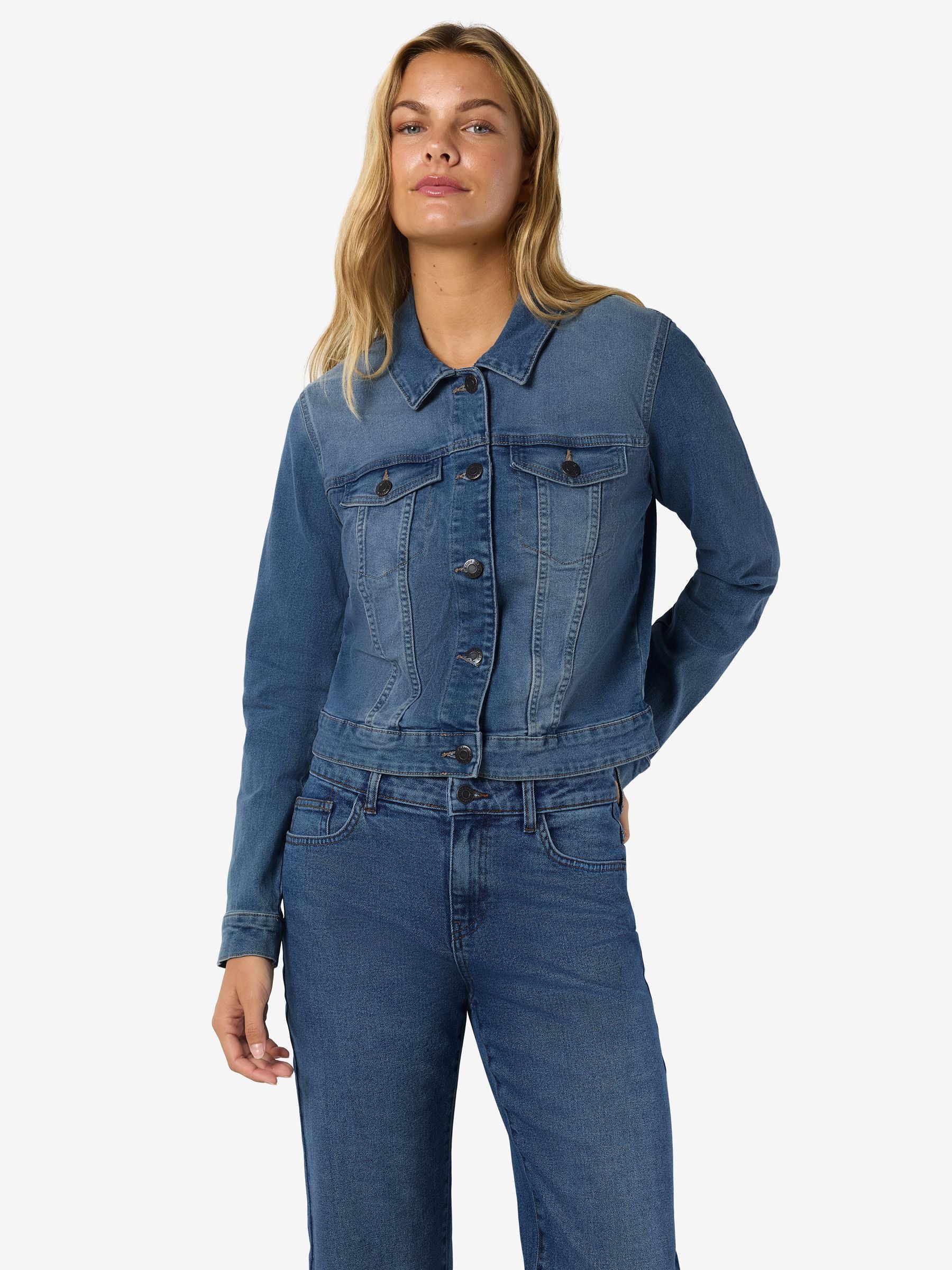 noisy-may-kurze-jeansjacke-denimjacke-mit-stretch image 7