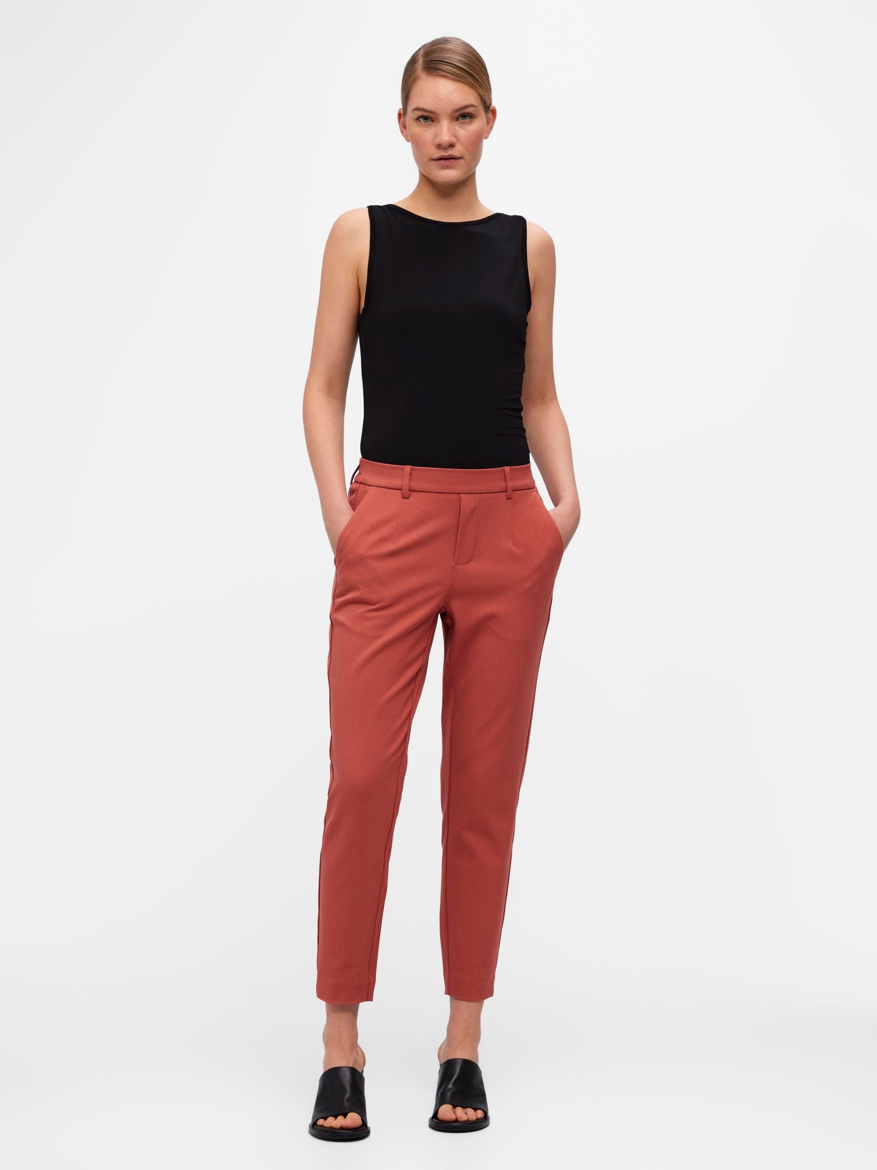 object-objilisa-hose-slim-cropped-stretch-bundfalte image 4
