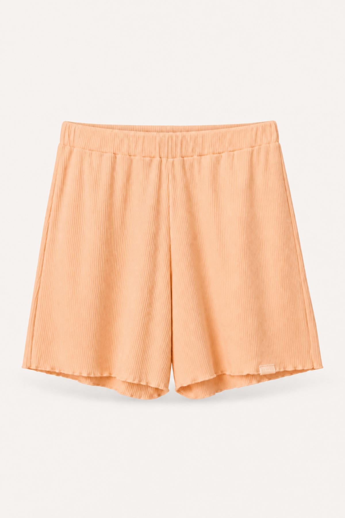 oh-april-lyle-shorts-peach-modal-mix-regular-fit image 1