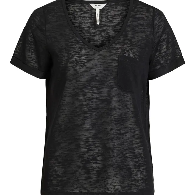 object-objtessi-t-shirt-damen-v-ausschnitt-brusttasche-2 image 1