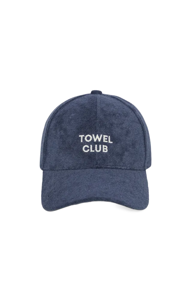 onepiece-towel-club-cap-basecap-dusty-navy-frottee image 1