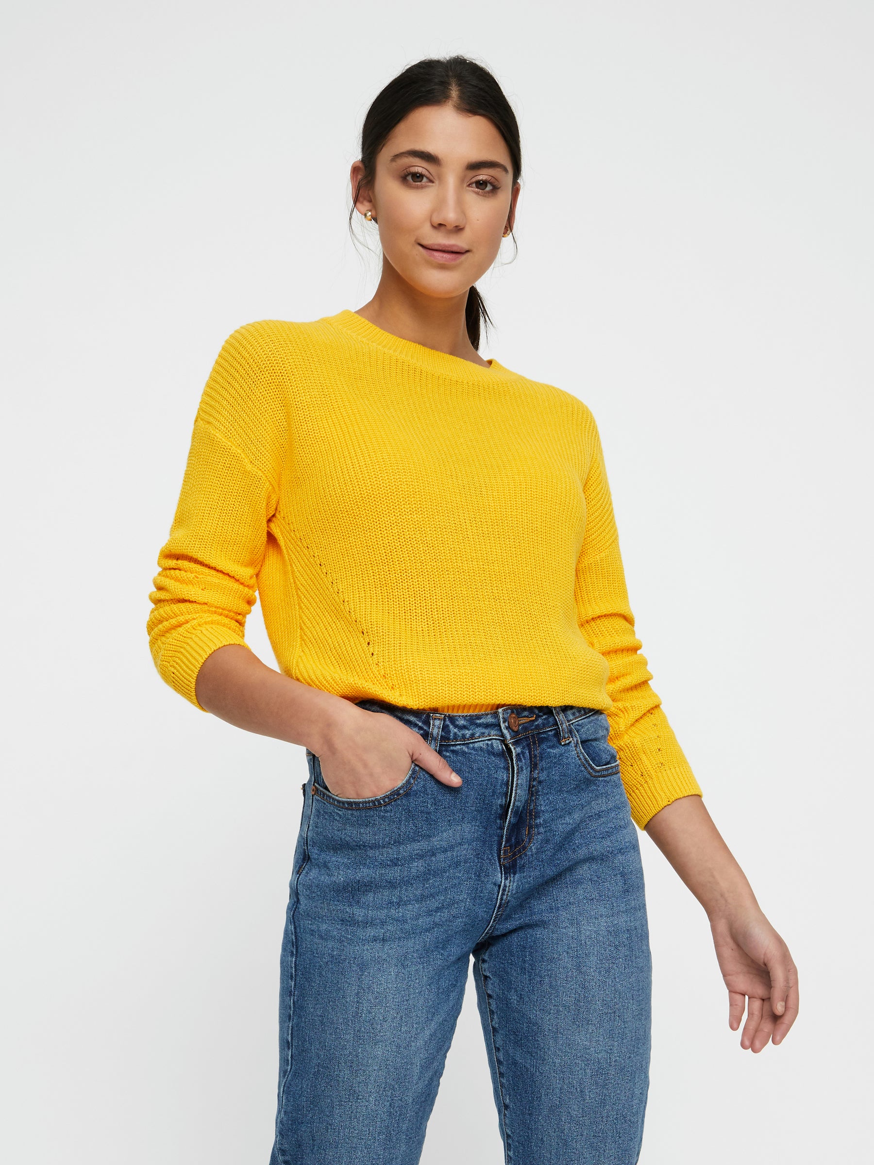 noisy-may-blusa-strickbluse-langarm-locker-58-cm image 2