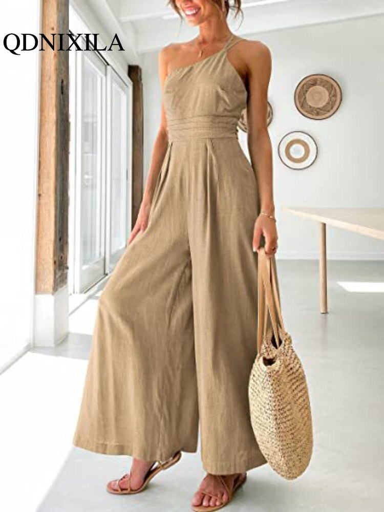 arys-summer-jumpsuit-damen-overall-schwarz-mit-taschen image 8