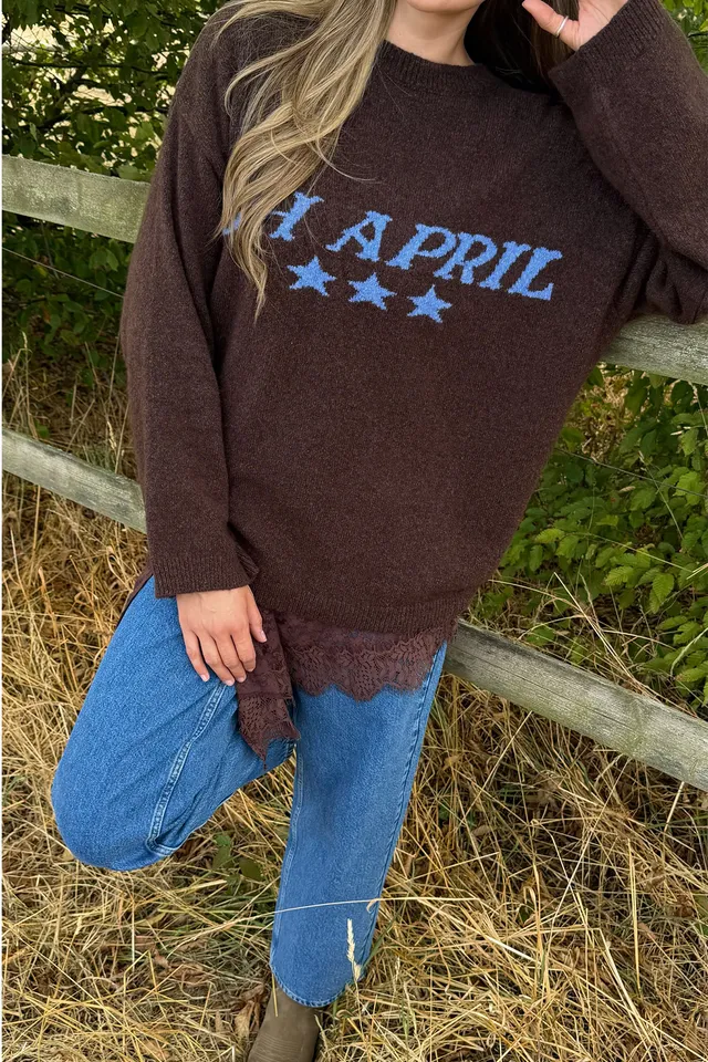 oh-april-moani-strickpullover-dark-brown-oversized image 1