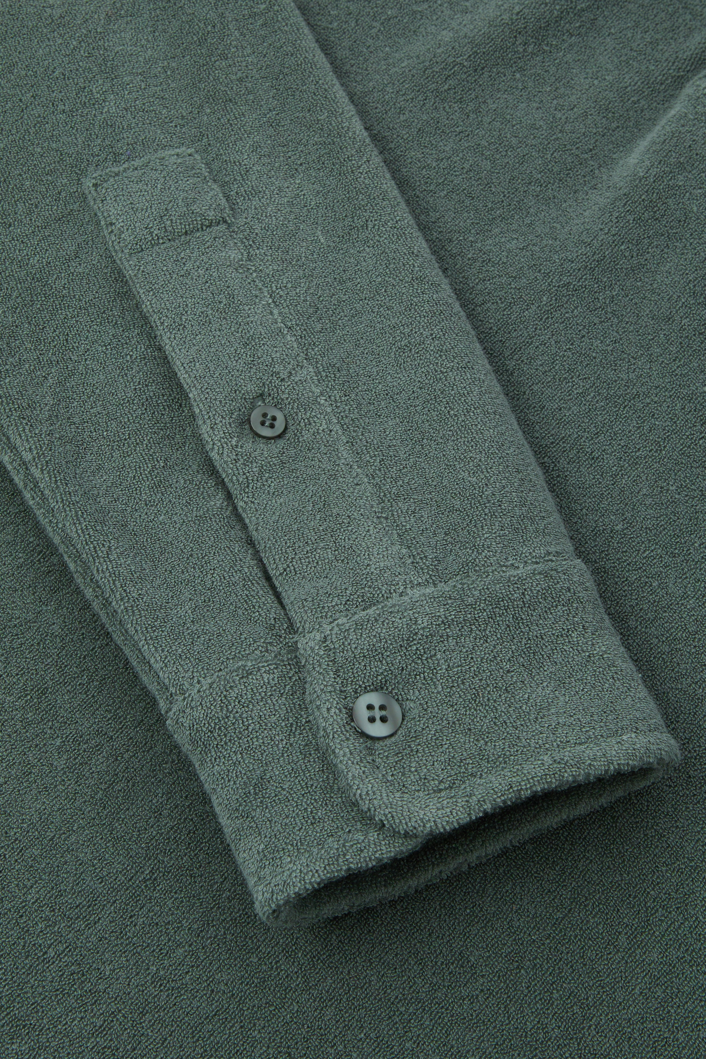 onepiece-towel-club-longsleeve-poloshirt-dusty-green image 3