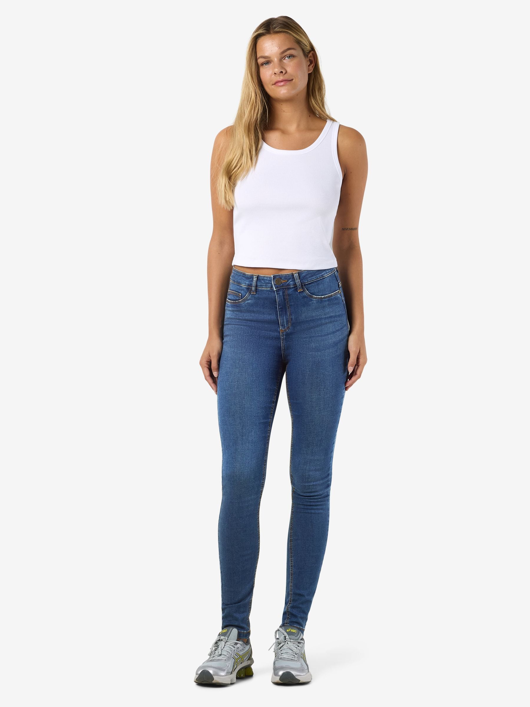 noisy-may-nmcallie-skinny-jeans-high-waist-stretch image 4