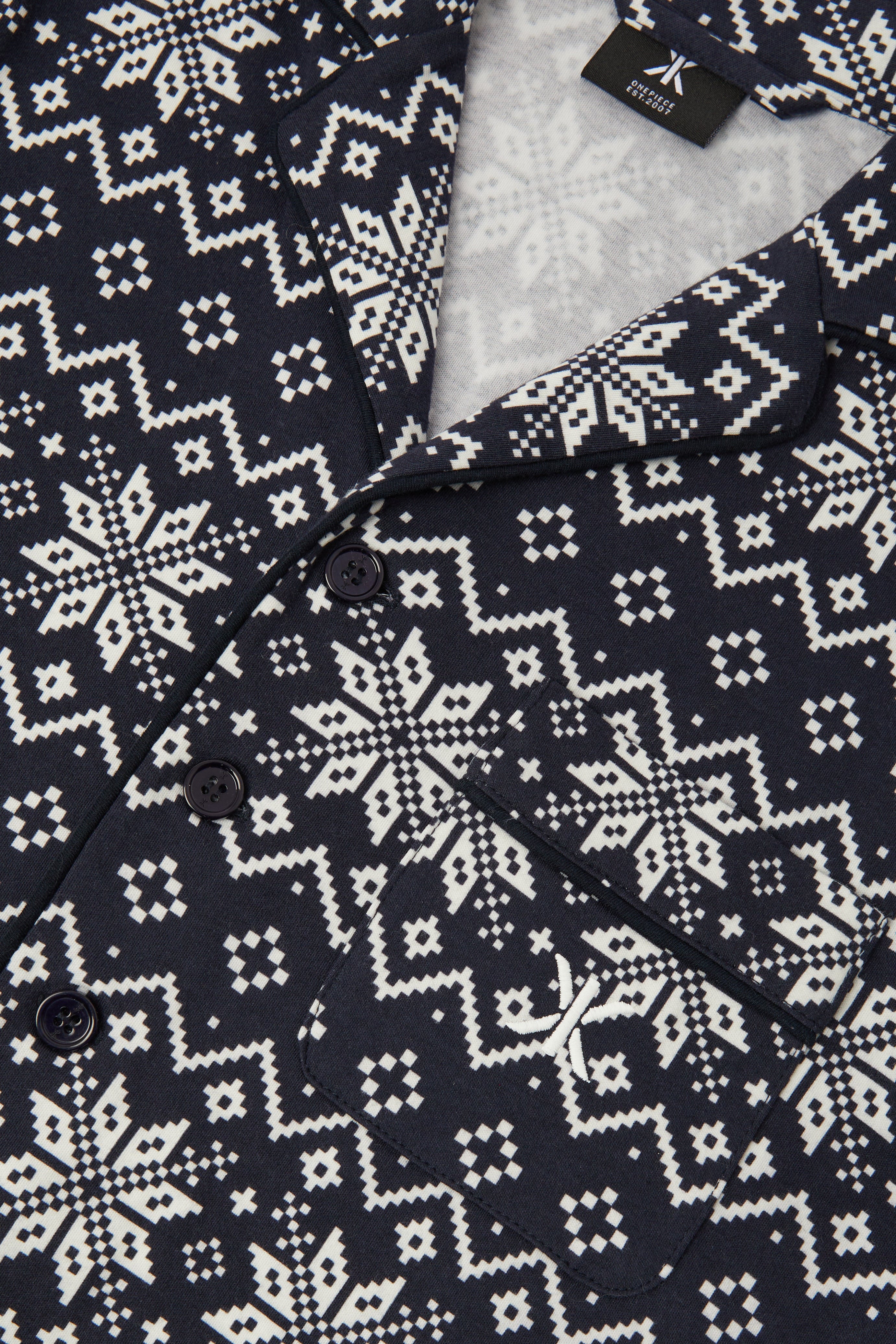 onepiece-the-winter-pyjamas-navy-damen-schlafanzug image 4