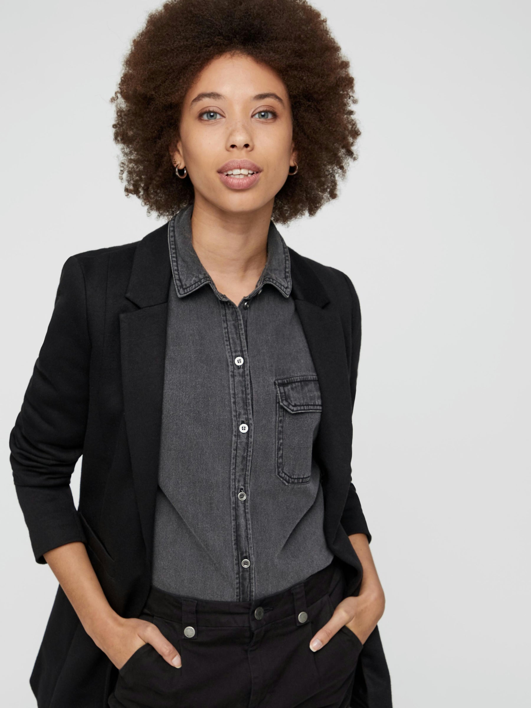noisy-may-blazer-lang-ohne-verschluss-gef-ttert image 6