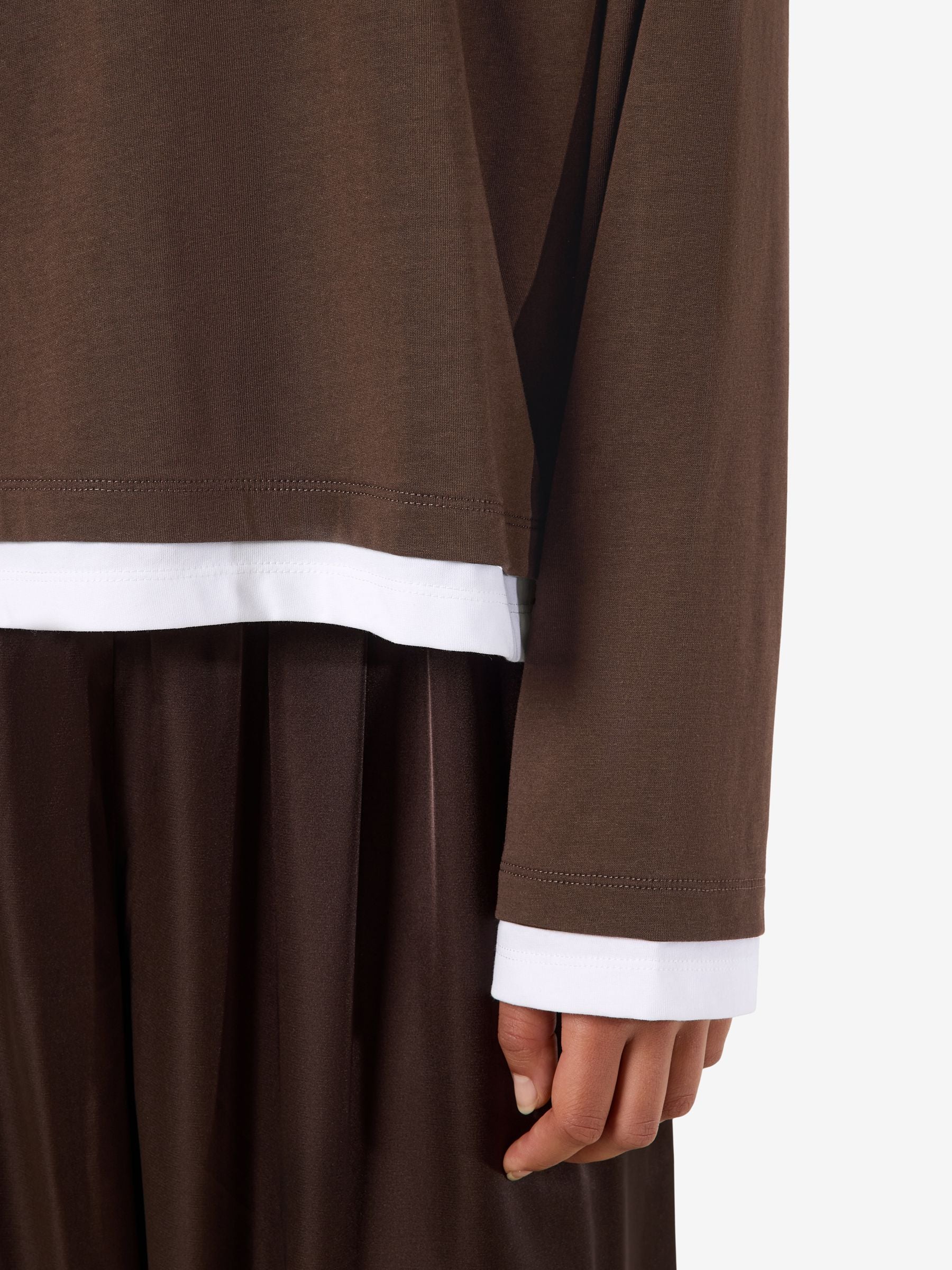 noisy-may-langarmshirt-crewneck-double-layer-melange image 5
