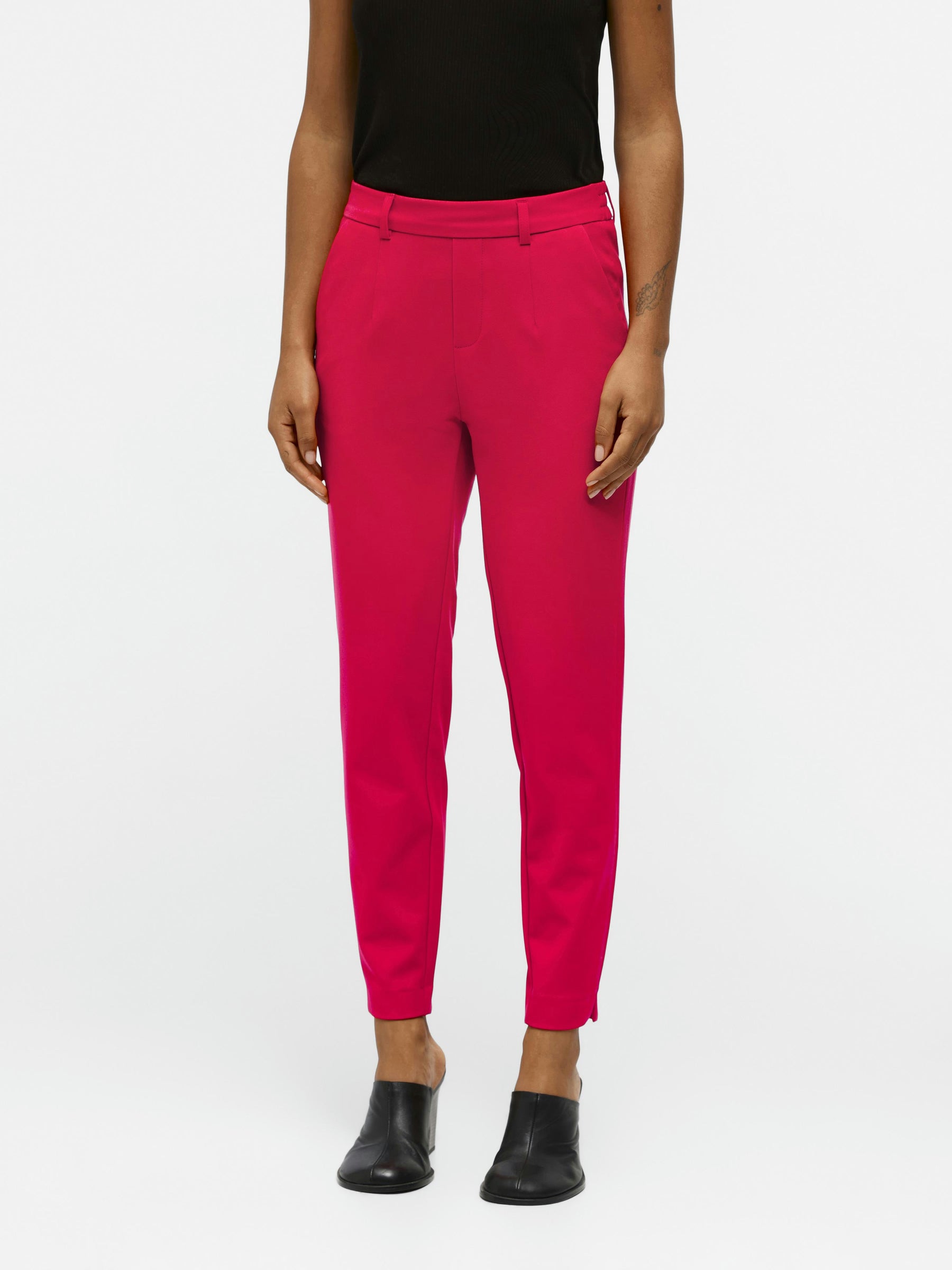 object-objlisa-hose-cropped-mid-waist-slim-fit-stretch image 3