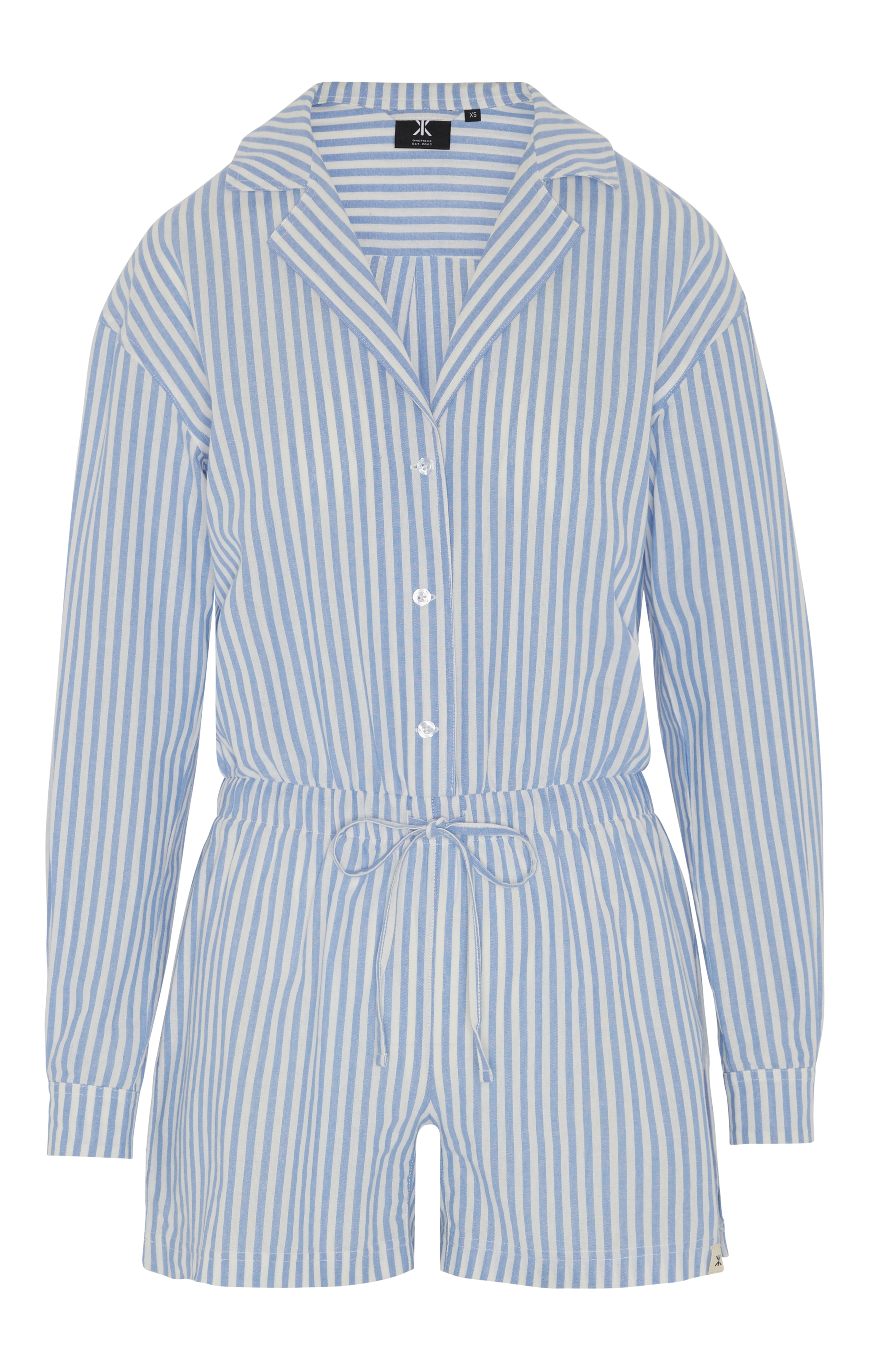 onepiece-pj-female-short-jumpsuit-damen-jumpsuit-blau-kurz image 1