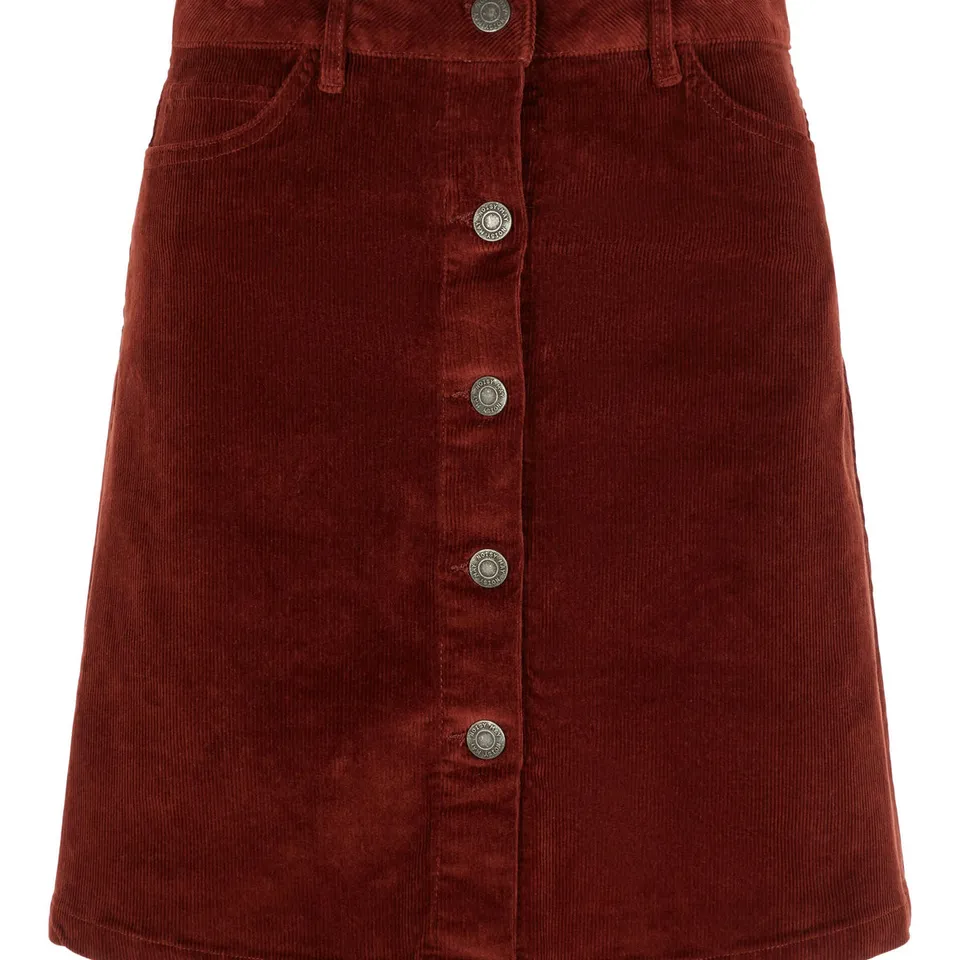 noisy-may-cordrock-damen-a-linie-mit-knopfleiste-47-cm image 1
