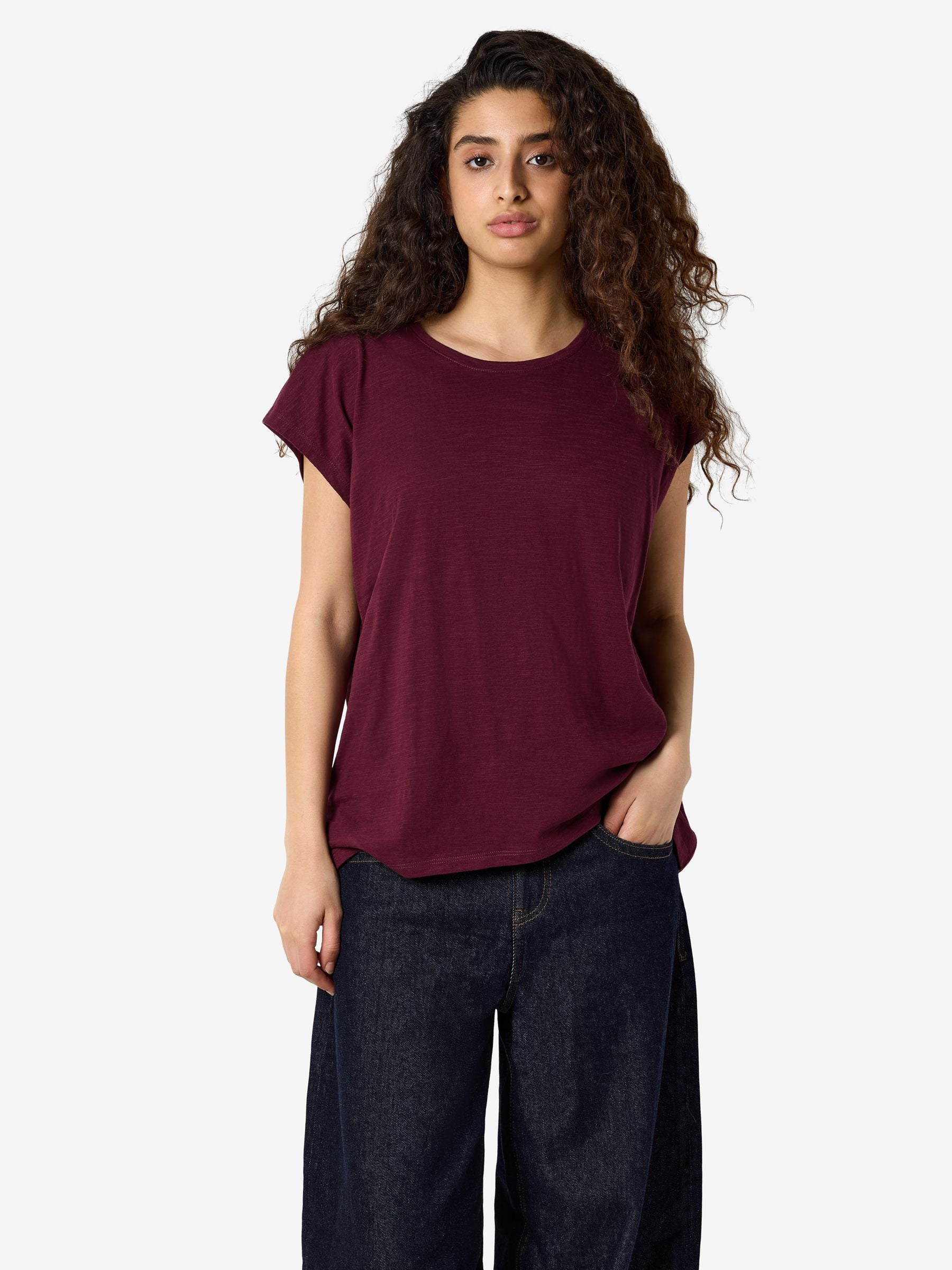 noisy-may-mathilde-t-shirt-oversized-bio-baumwolle-rundhals image 7