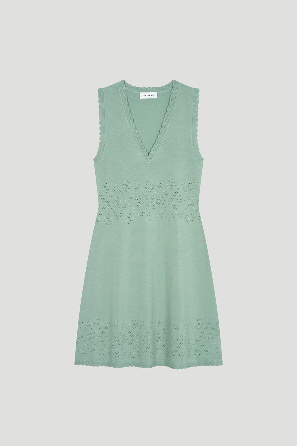 oh-april-sari-knit-strickkleid-sage-a-linie image 1