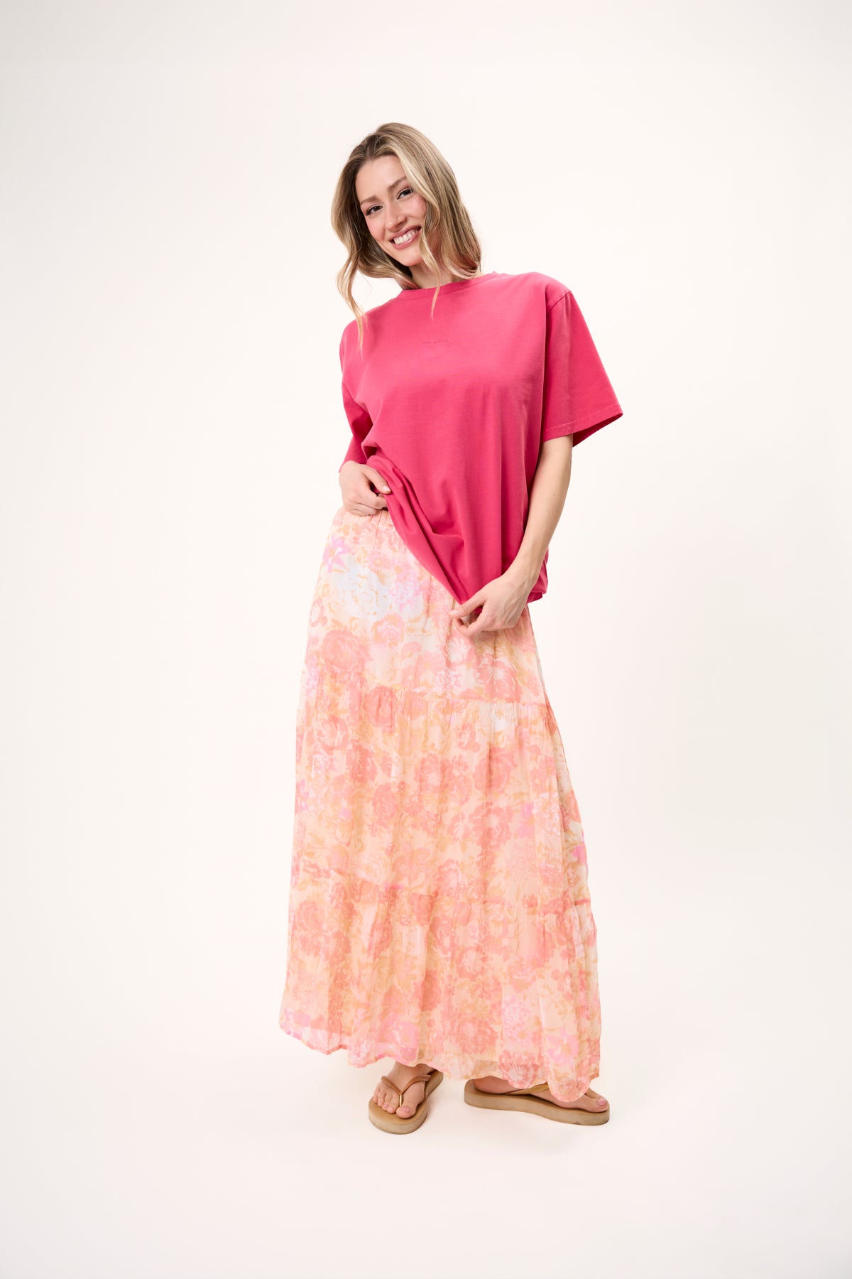 oh-april-bf-t-shirt-flower-raspberry-shirt-oversized-baumwolle image 5