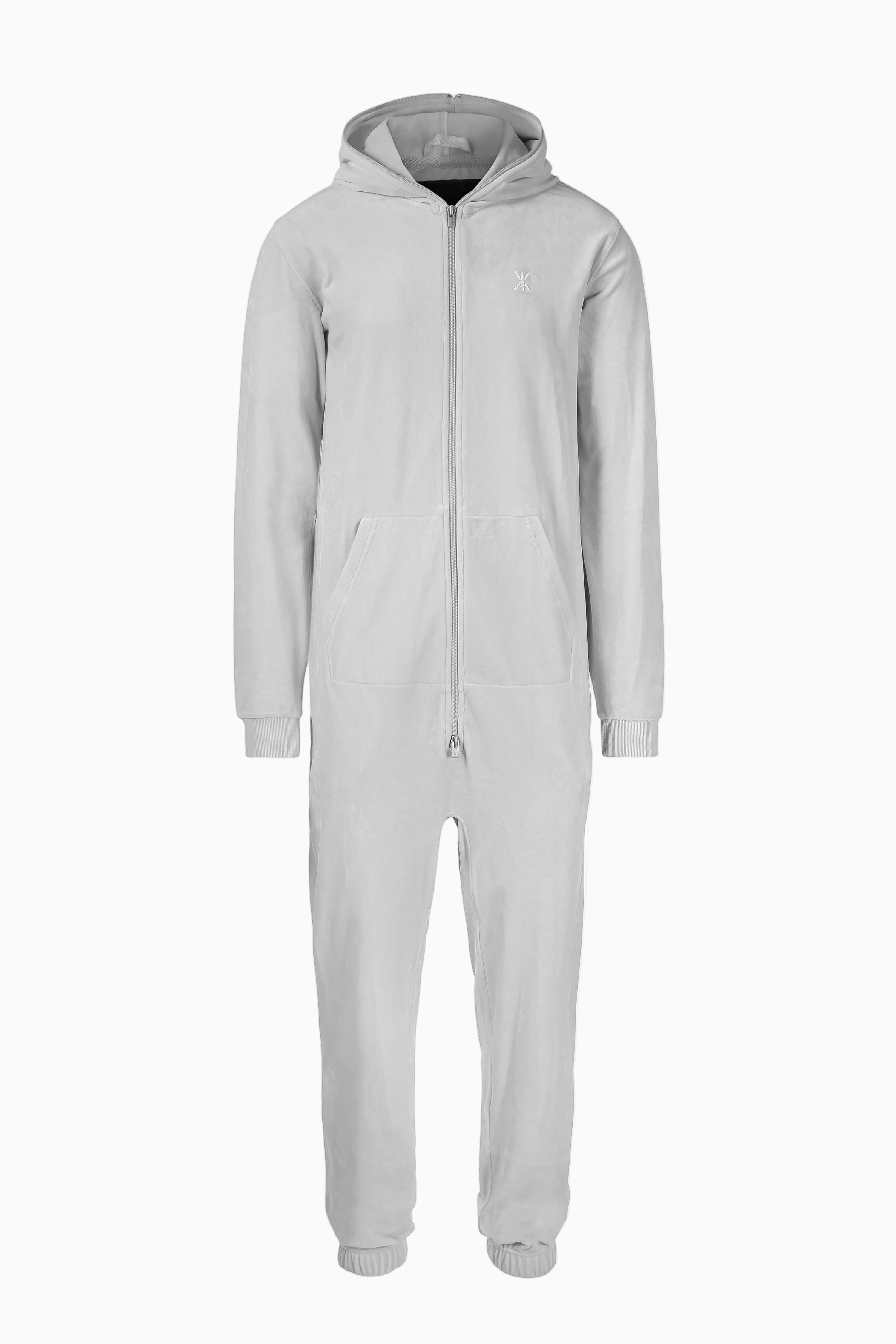 onepiece-original-velvet-jumpsuit-hellgrau-samt image 1