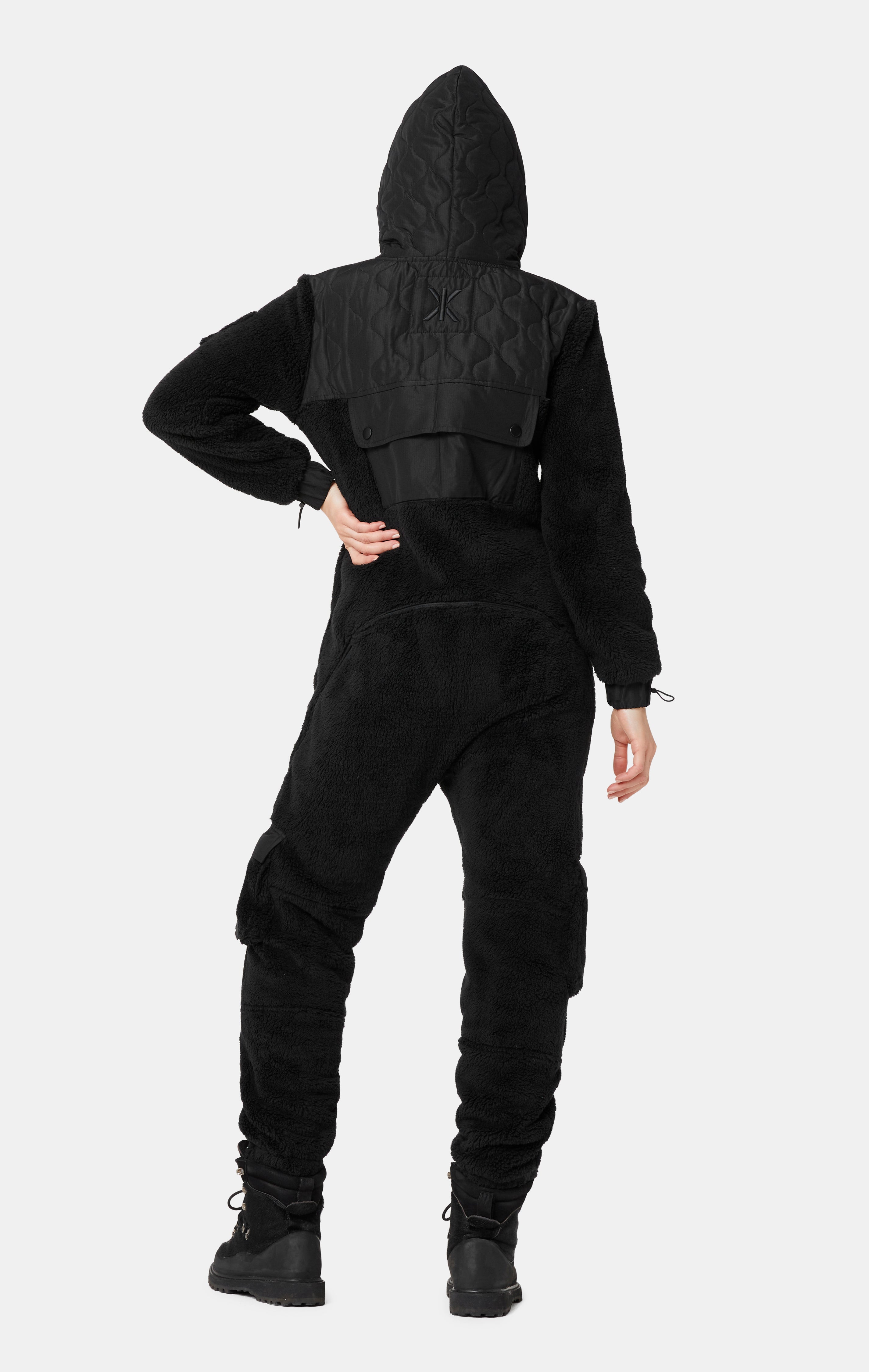 onepiece-puppy-cargo-jumpsuit-overall-schwarz-fleece image 2