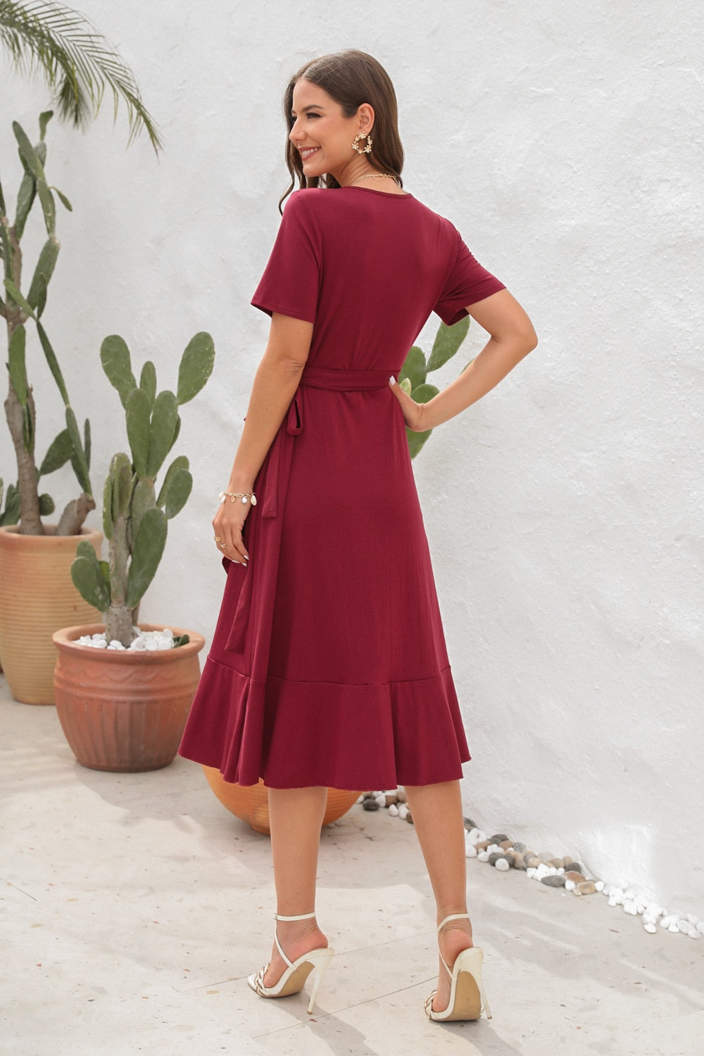 arys-wickelkleid-damen-schwarz-s-v-ausschnitt image 5