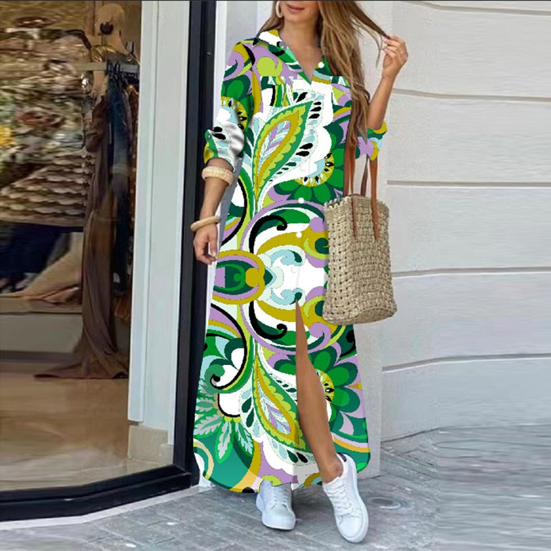 arys-boho-printed-shirt-dress-damen-style-19-langarm image 8