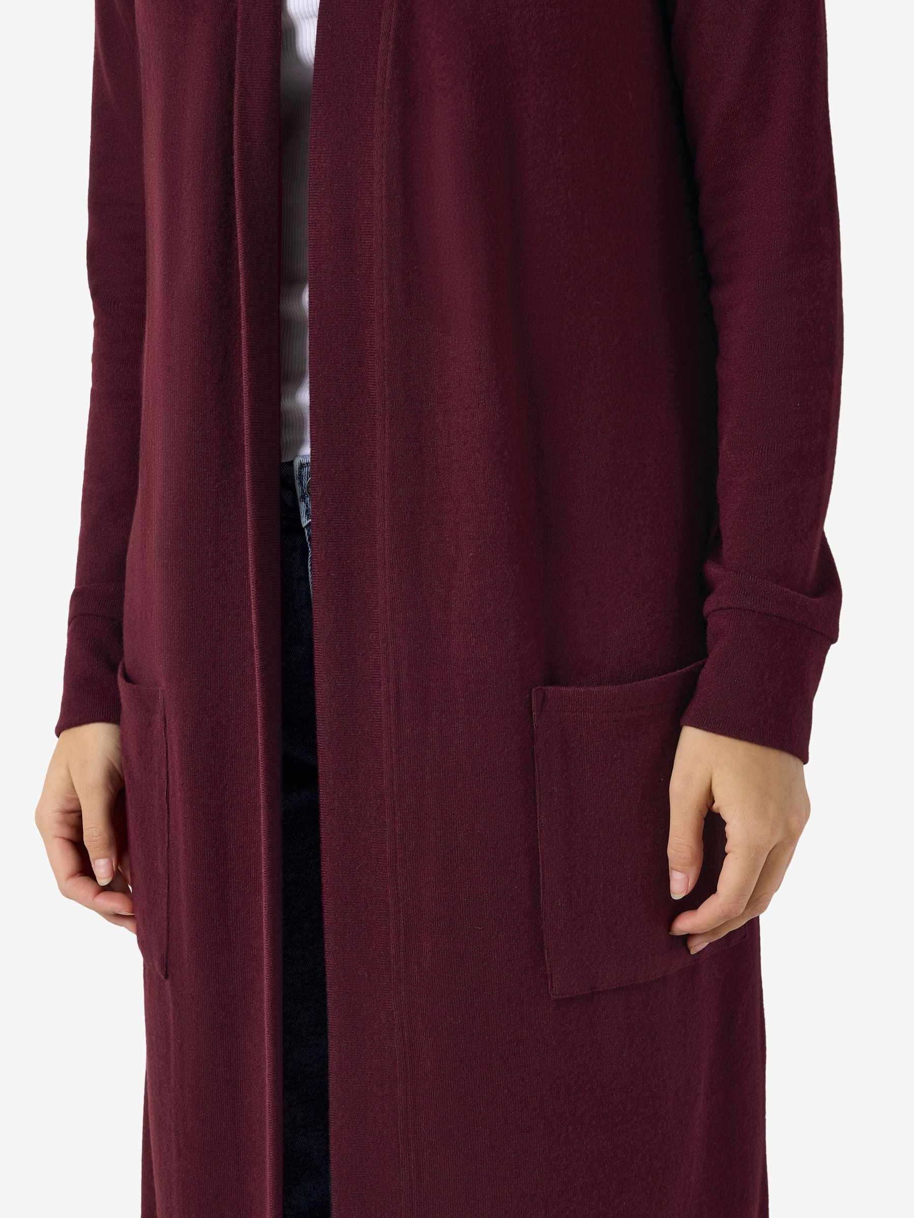 noisy-may-long-ouvert-cardigan-lang-mit-taschen image 5