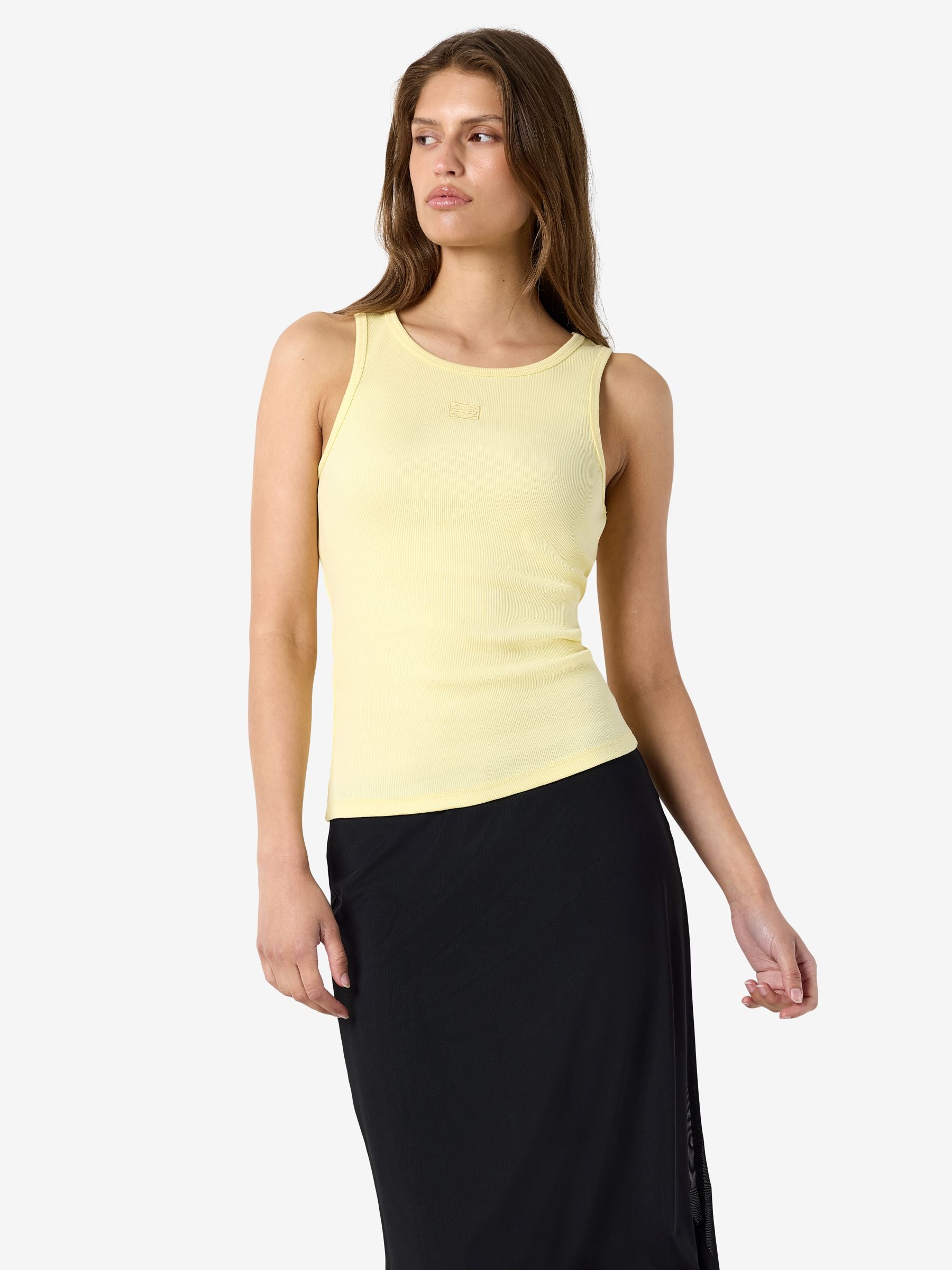 noisy-may-top-damen-gerippt-slim-u-ausschnitt-rmellos image 2