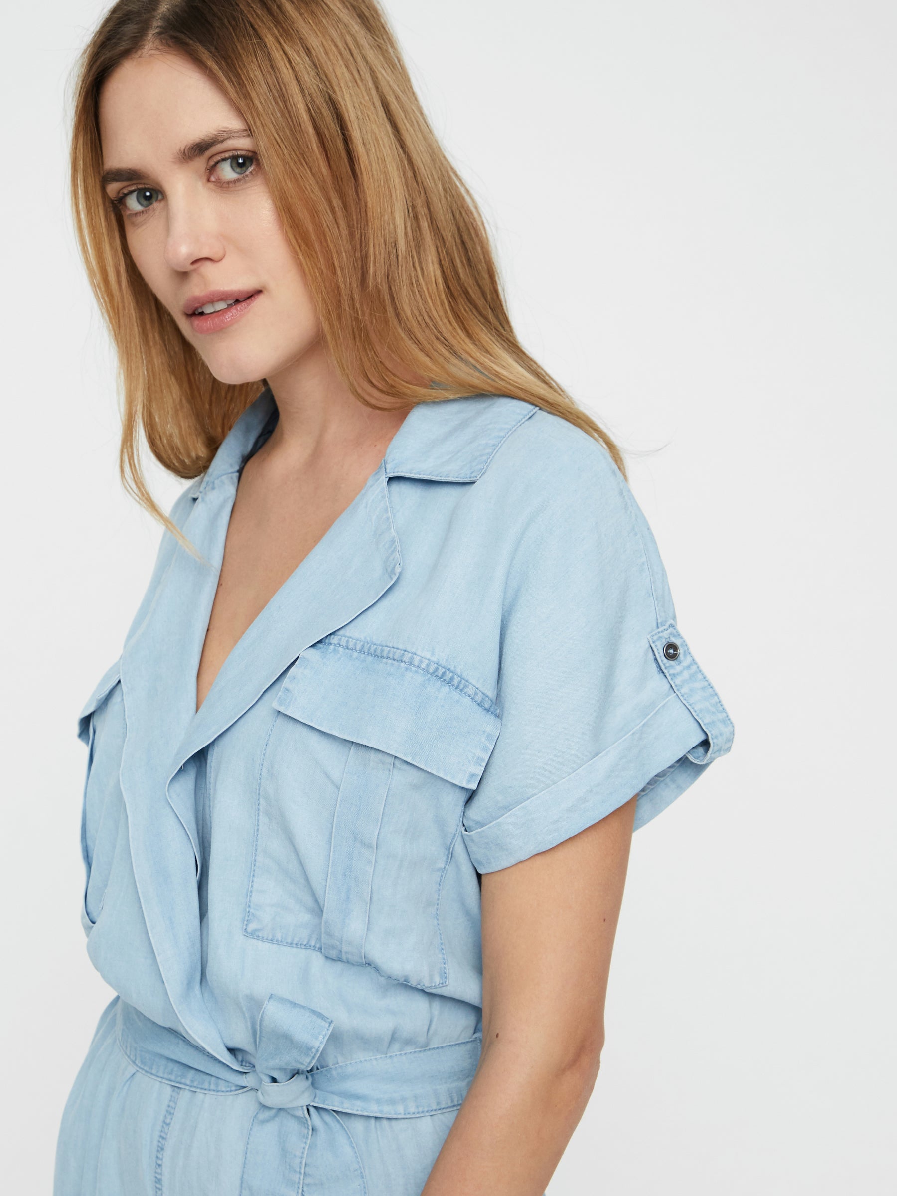 noisy-may-jumpsuit-kurzarm-v-hals-g-rtel image 5