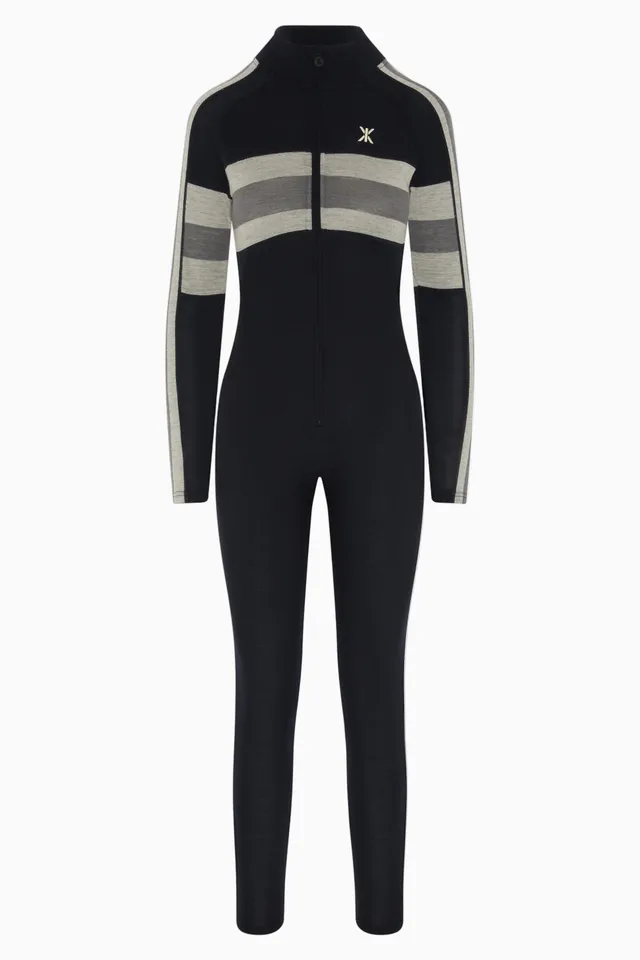 onepiece-baselayer-fitted-jumpsuit-damen-schwarz-wei-merino image 1