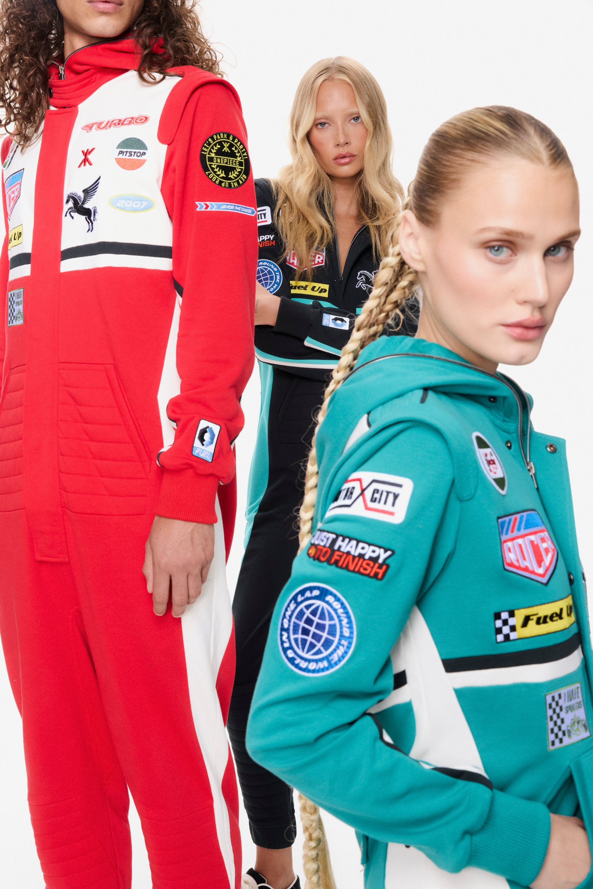 onepiece-the-race-suit-damen-overall-rot-mit-patches image 6
