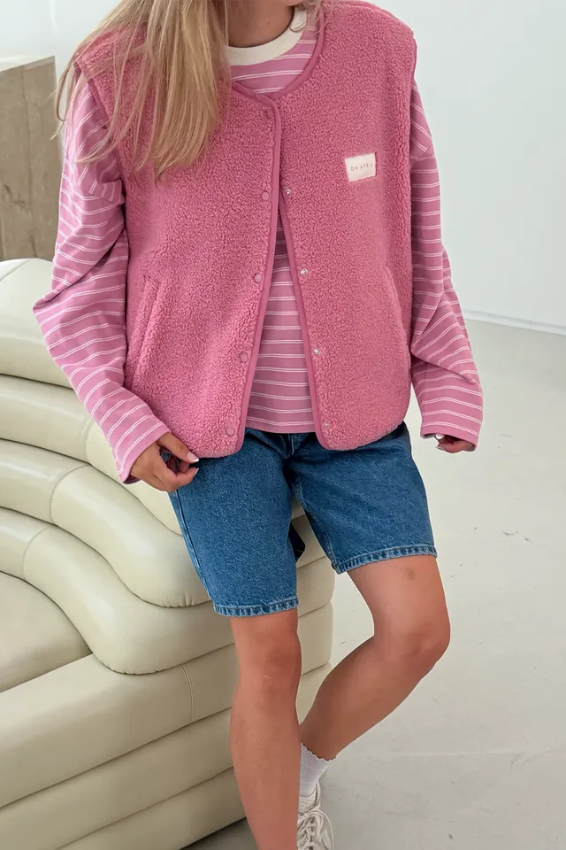oh-april-magnolia-fleece-vest-weste-pink image 1