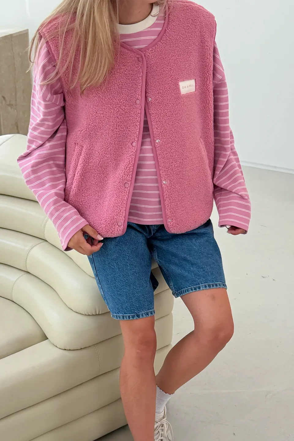oh-april-magnolia-fleece-vest-weste-pink image 1