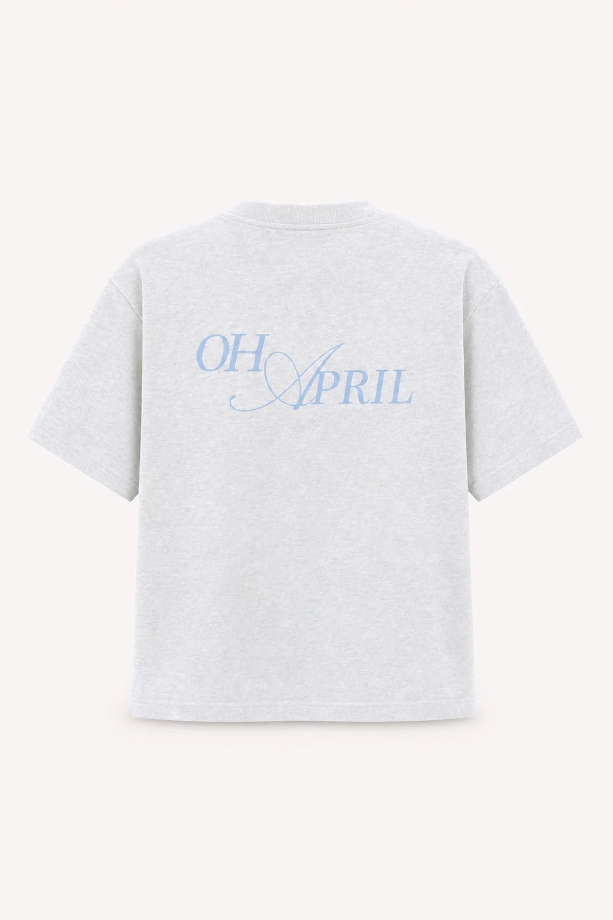 oh-april-ella-boxy-t-shirt-grey-melange-print image 1